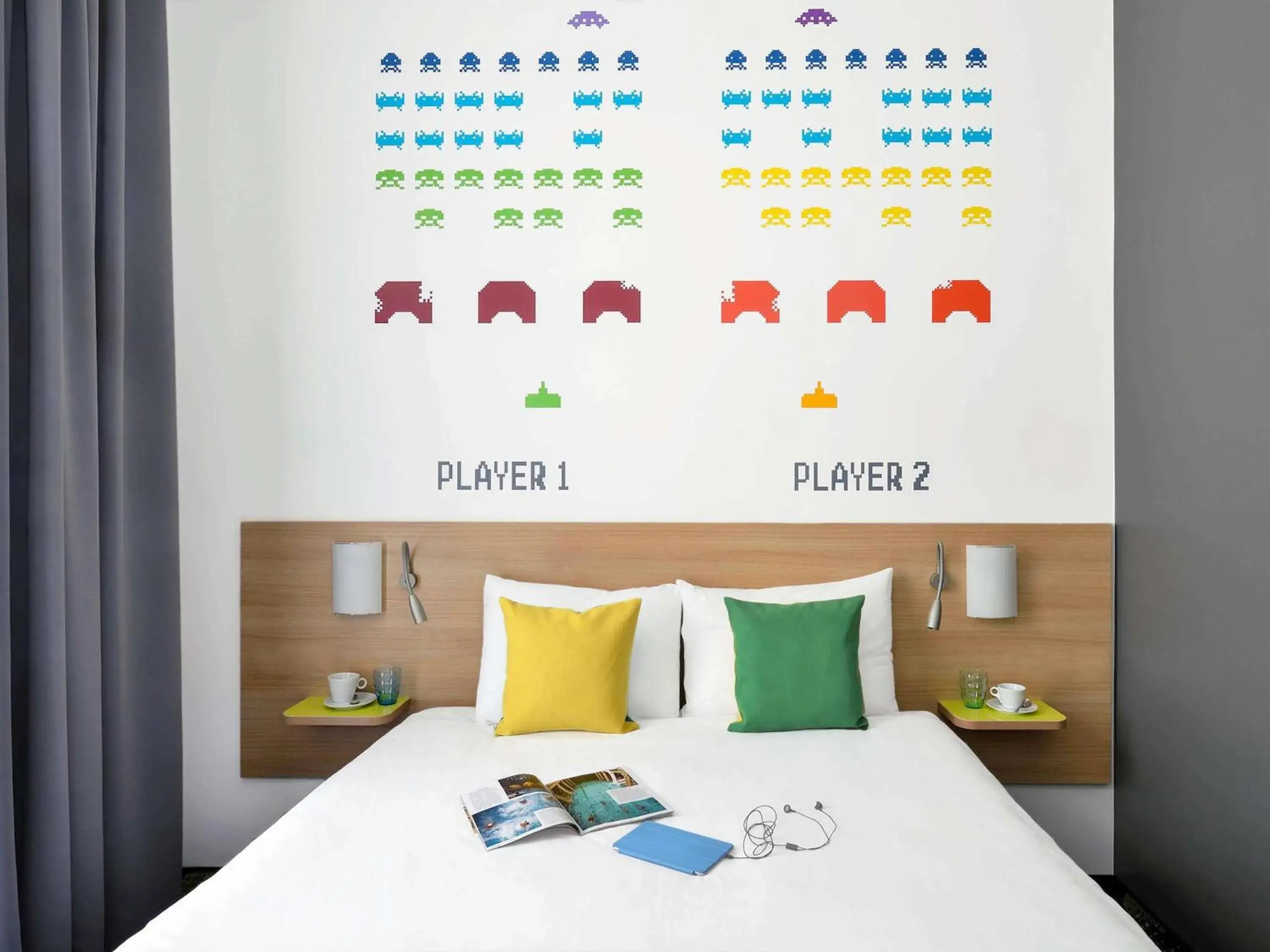 Bedroom, Bed in Ibis Styles Budapest Center Bedroom, Bed in Ibis Styles Budapest Center