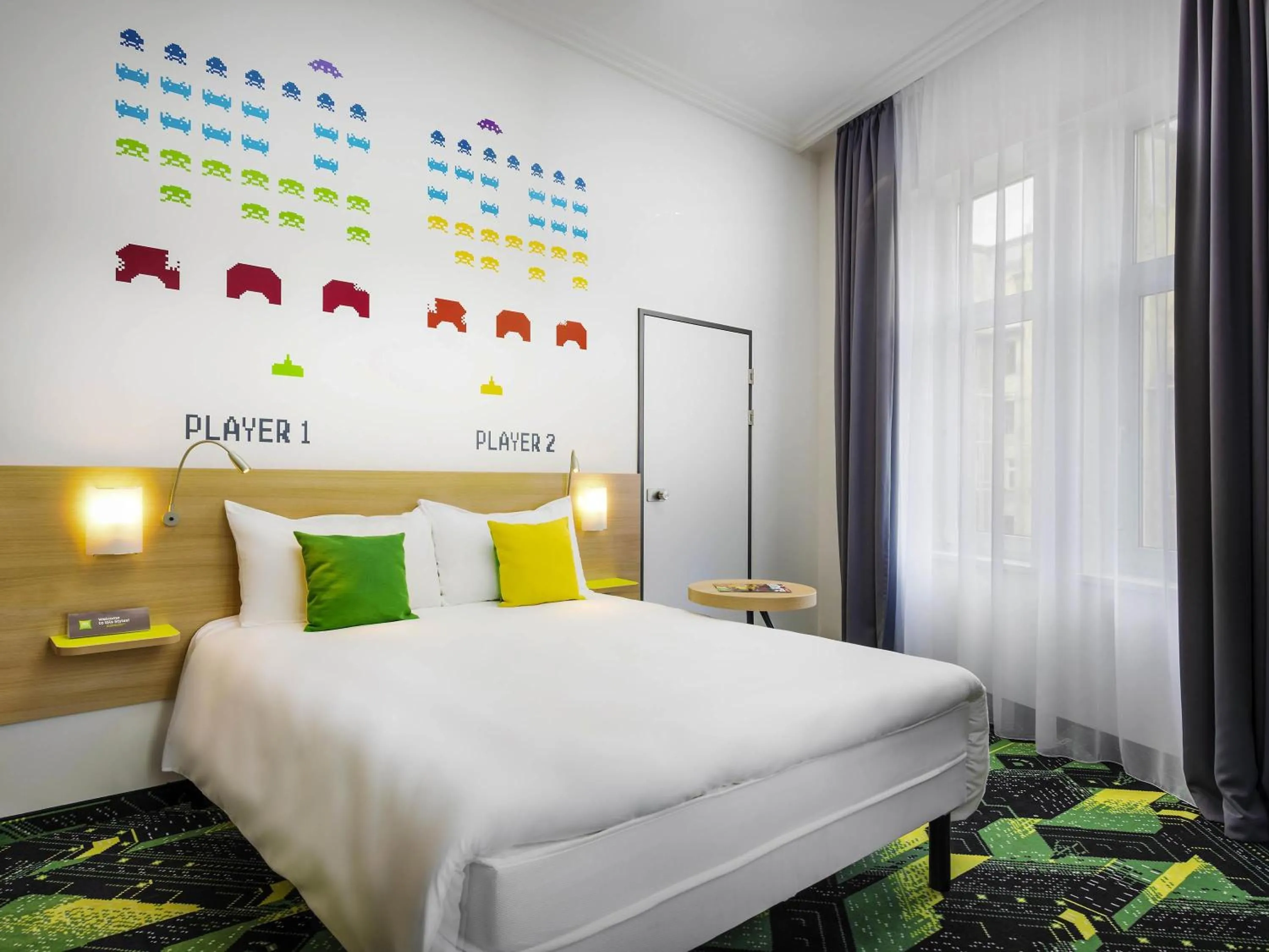 Bedroom, Bed in Ibis Styles Budapest Center