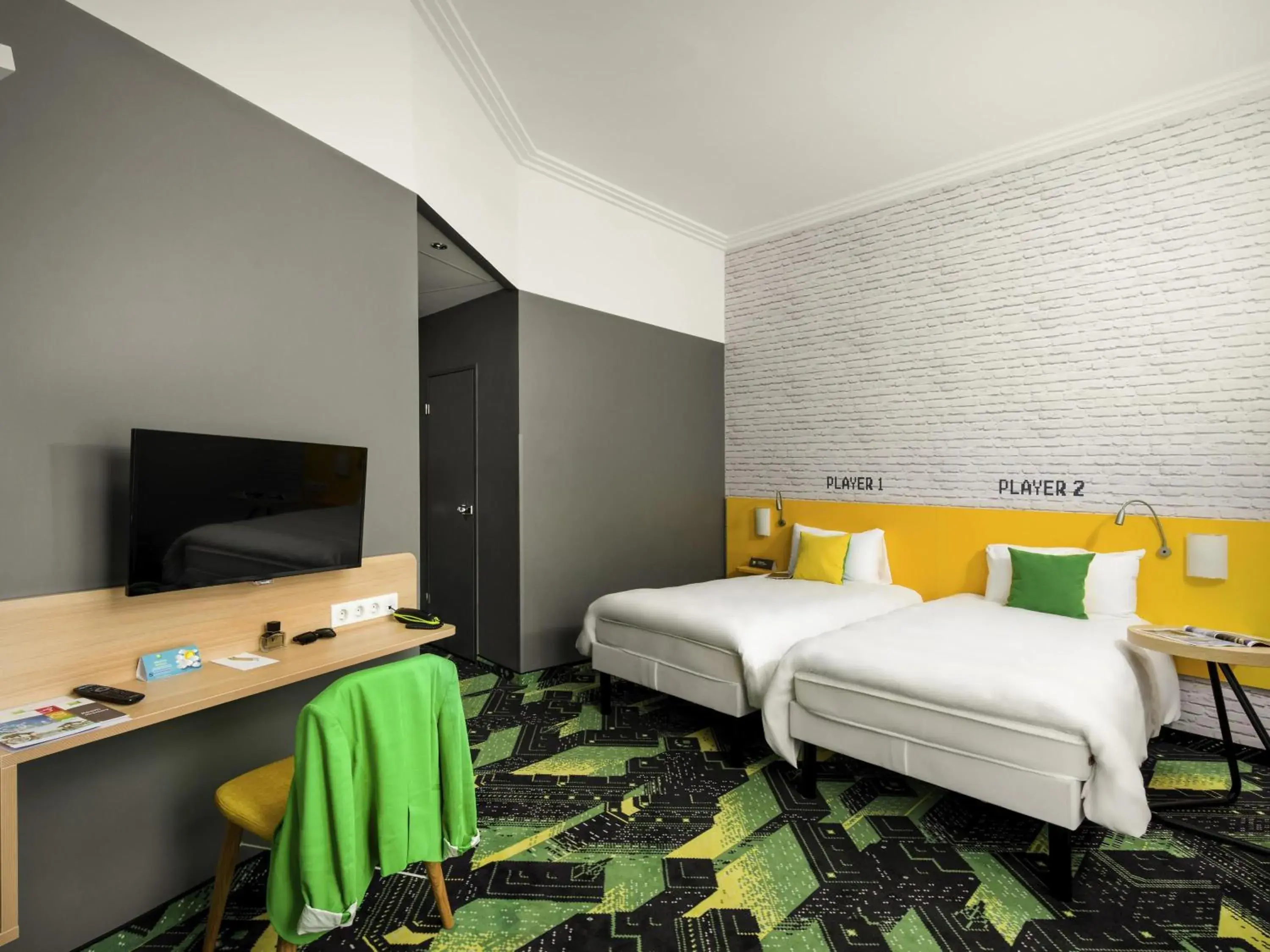 Bedroom, Bed in Ibis Styles Budapest Center Bedroom, Bed in Ibis Styles Budapest Center