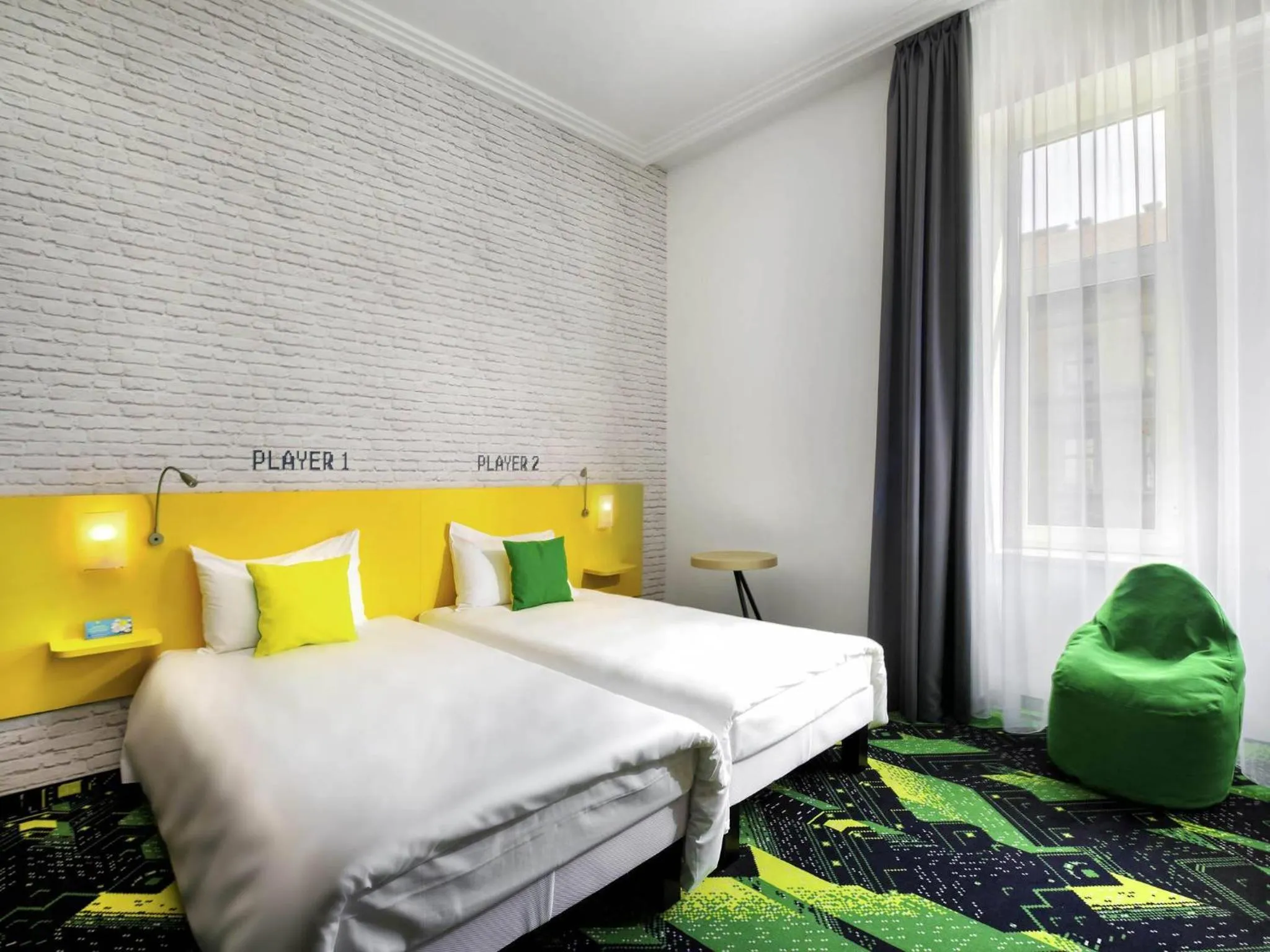 Bedroom, Bed in Ibis Styles Budapest Center