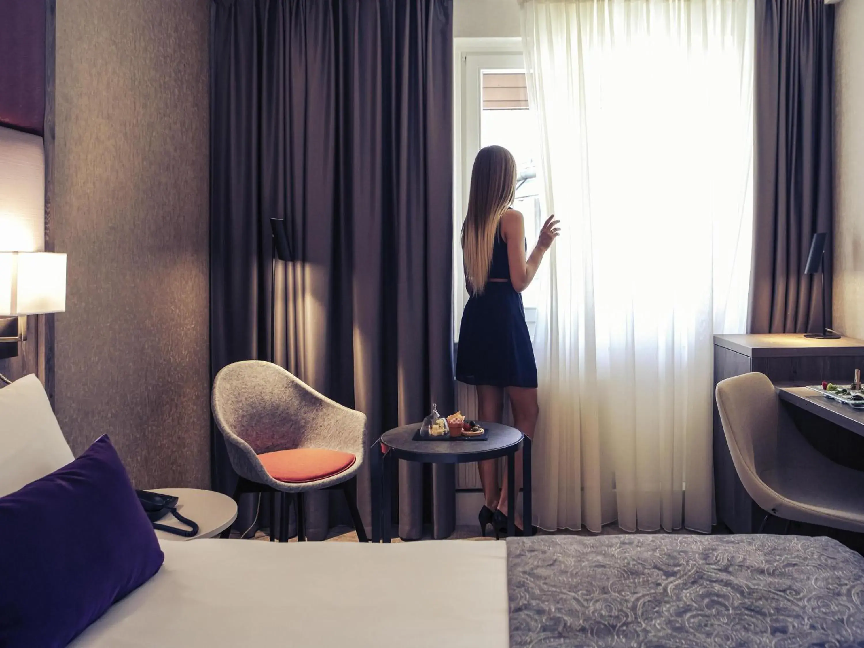 Bedroom, Bed in Mercure Budapest Korona Bedroom, Bed in Mercure Budapest Korona