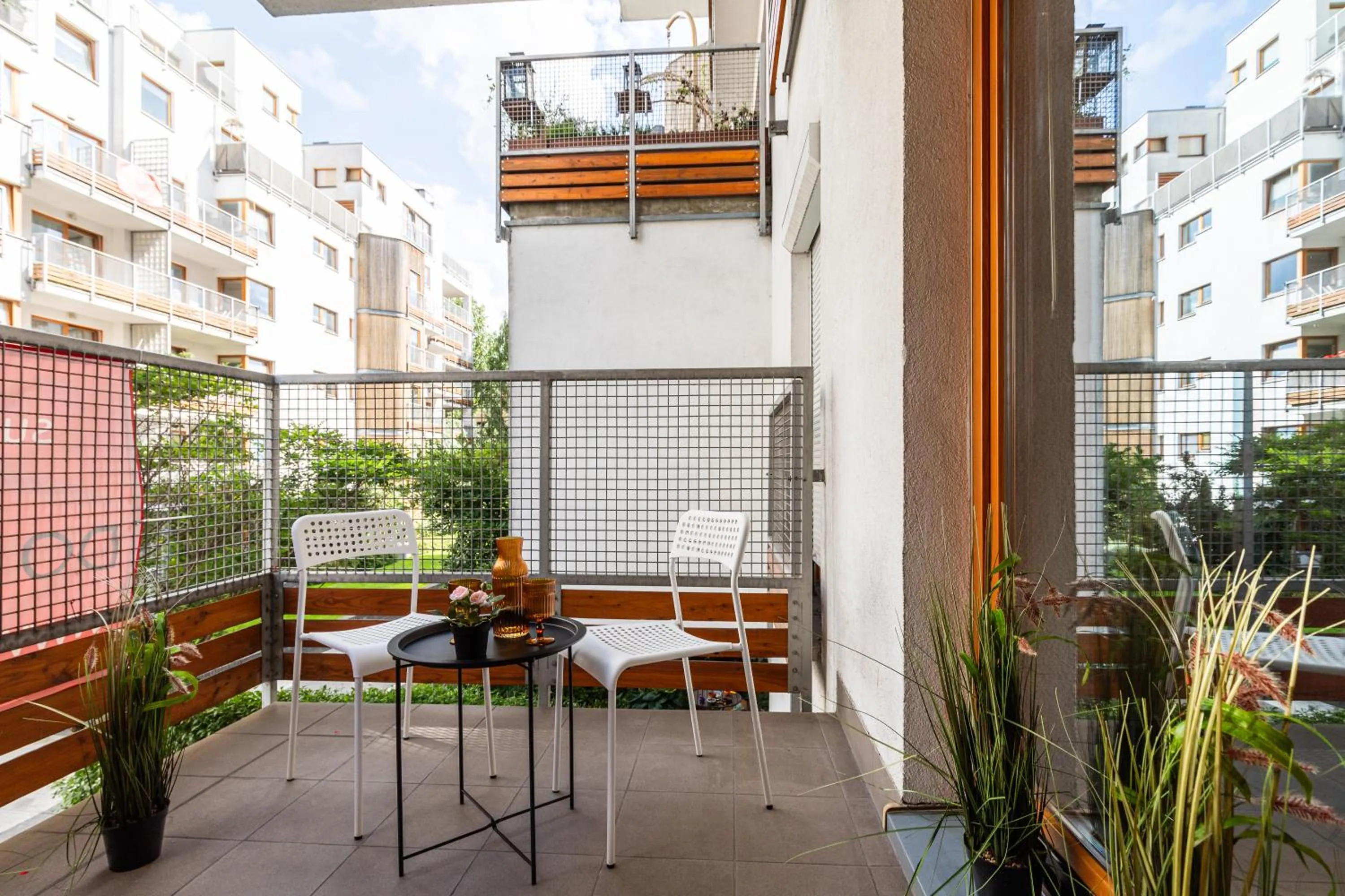 Balcony/Terrace in SuperApart Chełmska 9 - Blisko Olinek i WFDIF