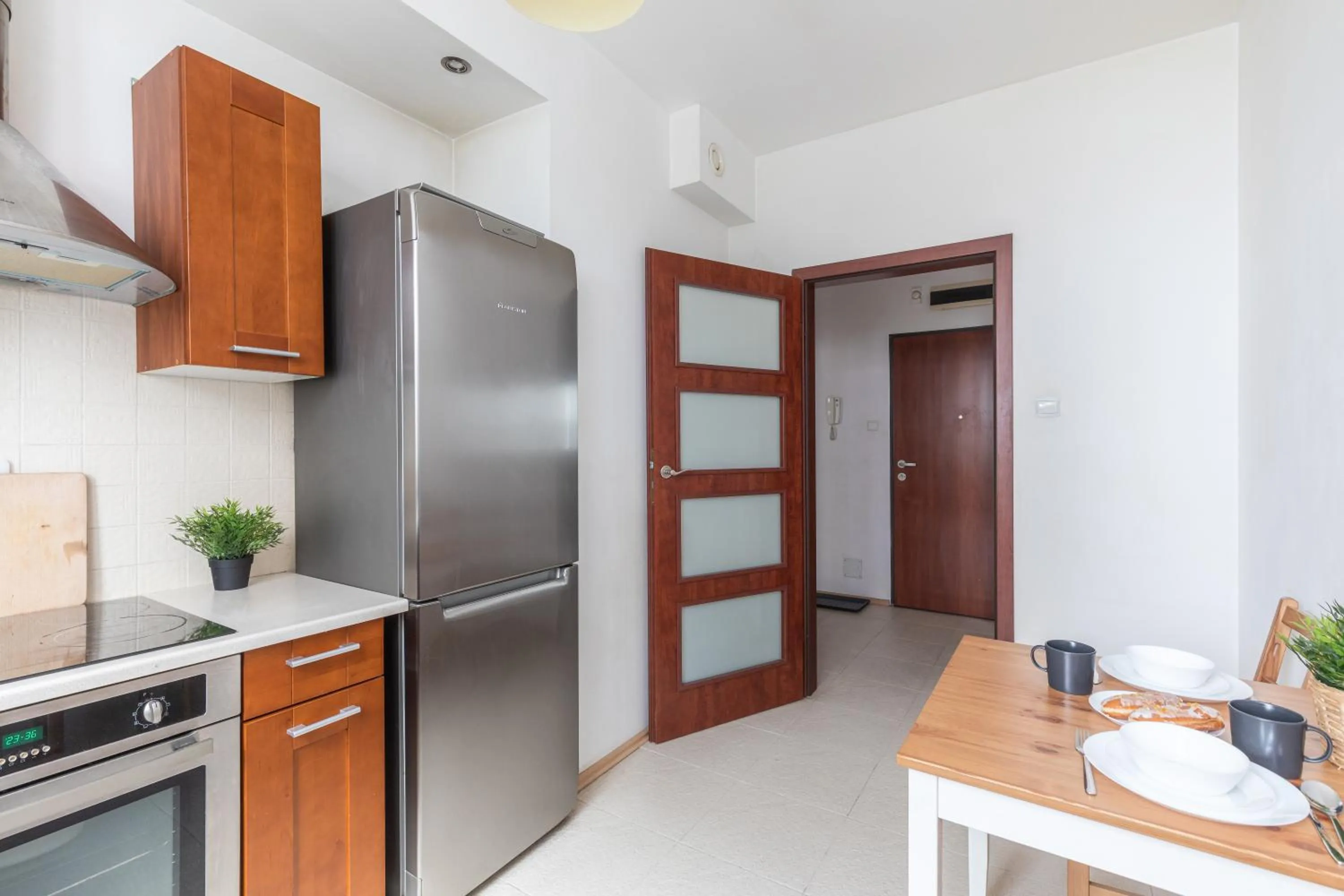 Kitchen or kitchenette in SuperApart Chełmska 9 - Blisko Olinek i WFDIF