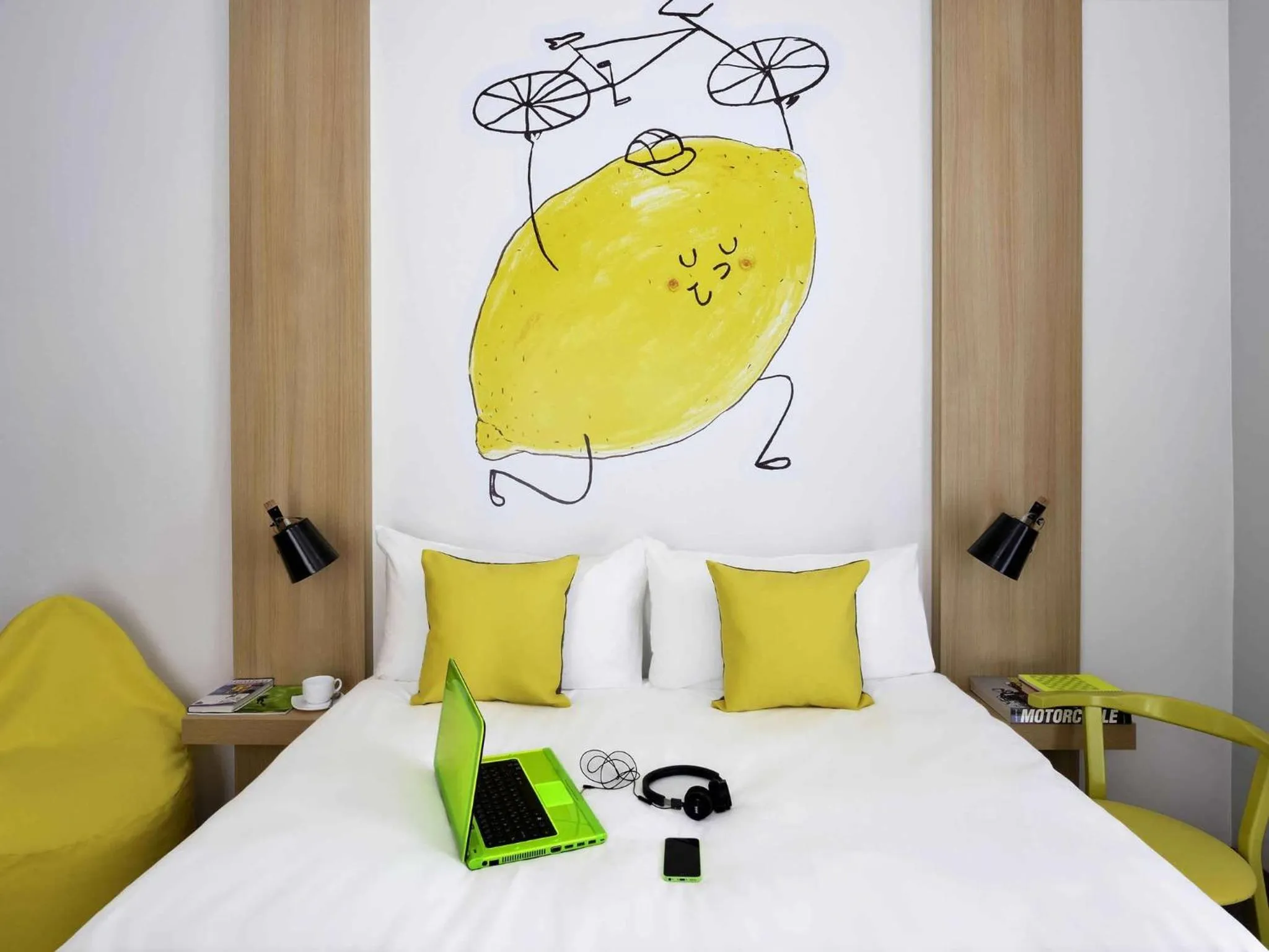 Bedroom, Bed in Ibis Styles Budapest City