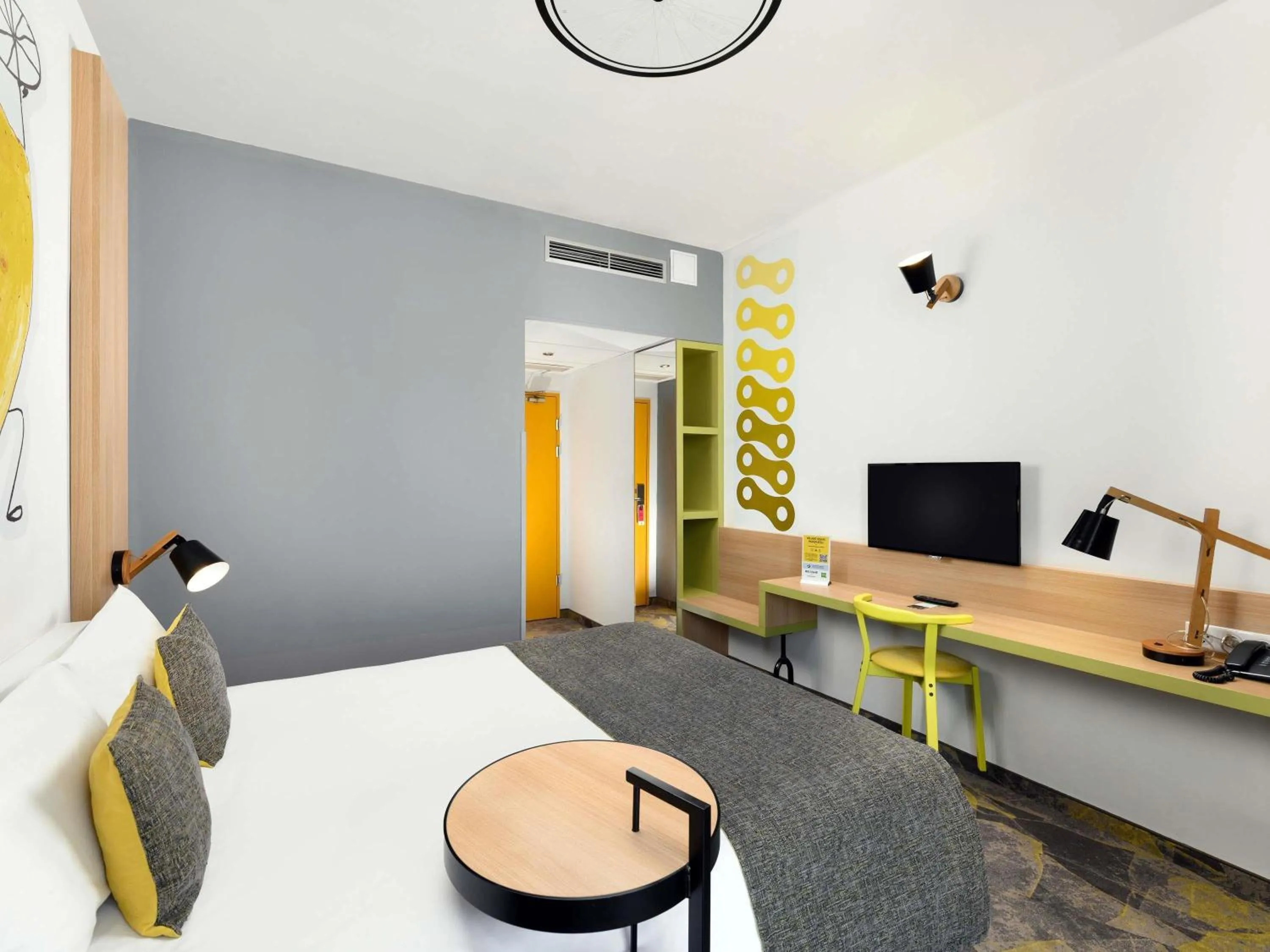 Bedroom, Bed in Ibis Styles Budapest City