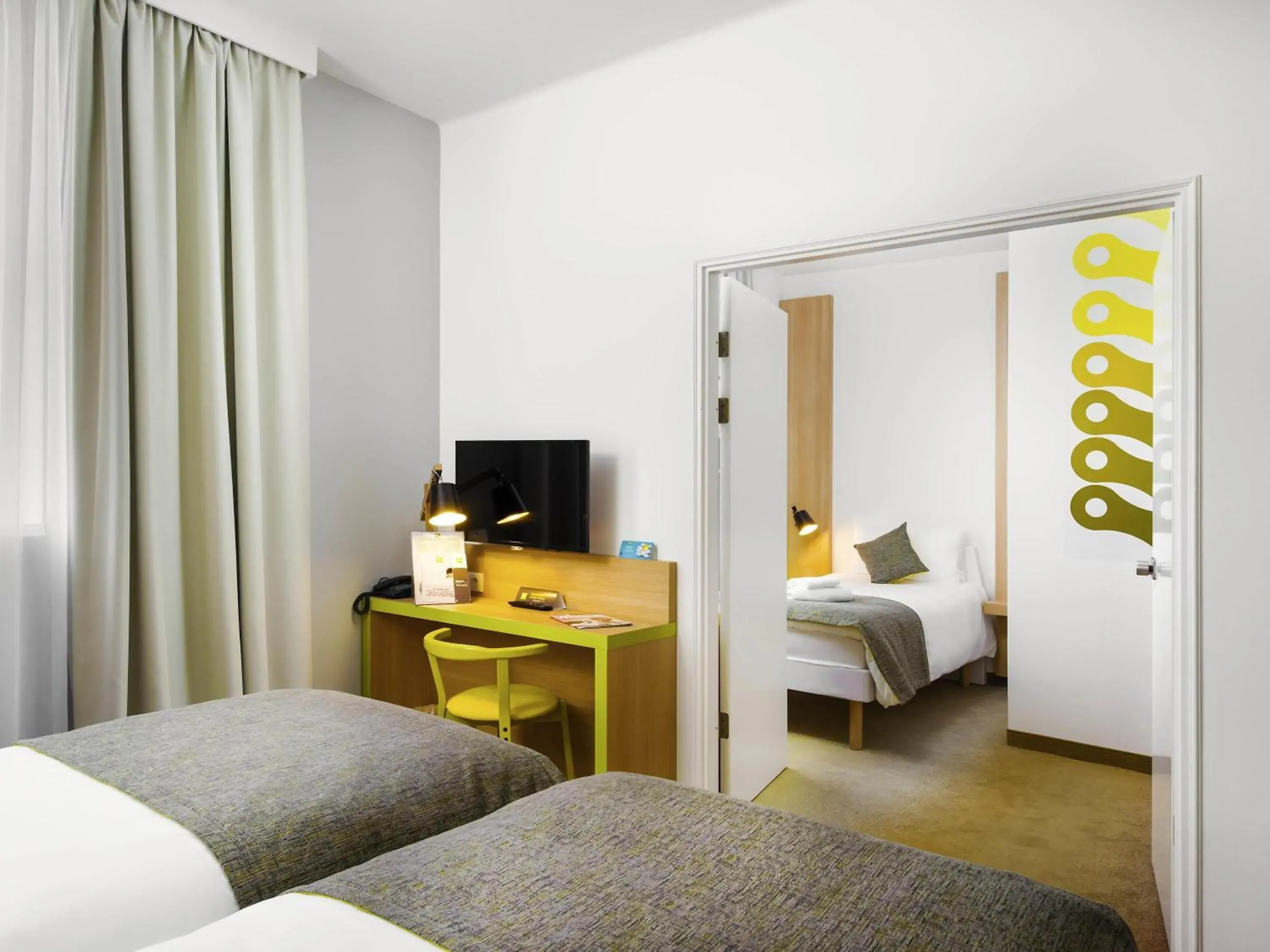Bedroom, Bed in Ibis Styles Budapest City Bedroom, Bed in Ibis Styles Budapest City