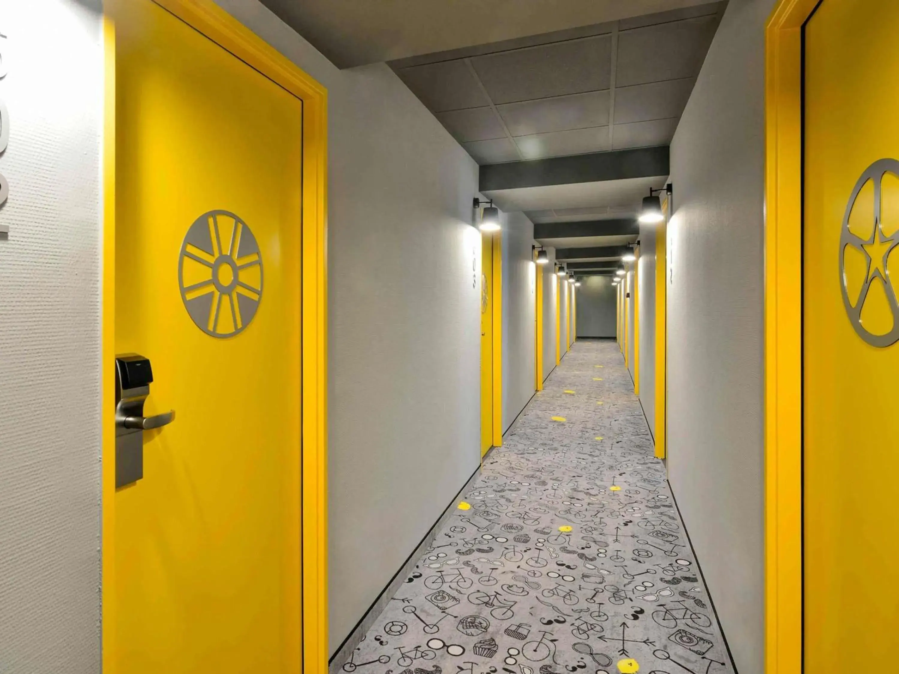 Bedroom in Ibis Styles Budapest City Bedroom in Ibis Styles Budapest City