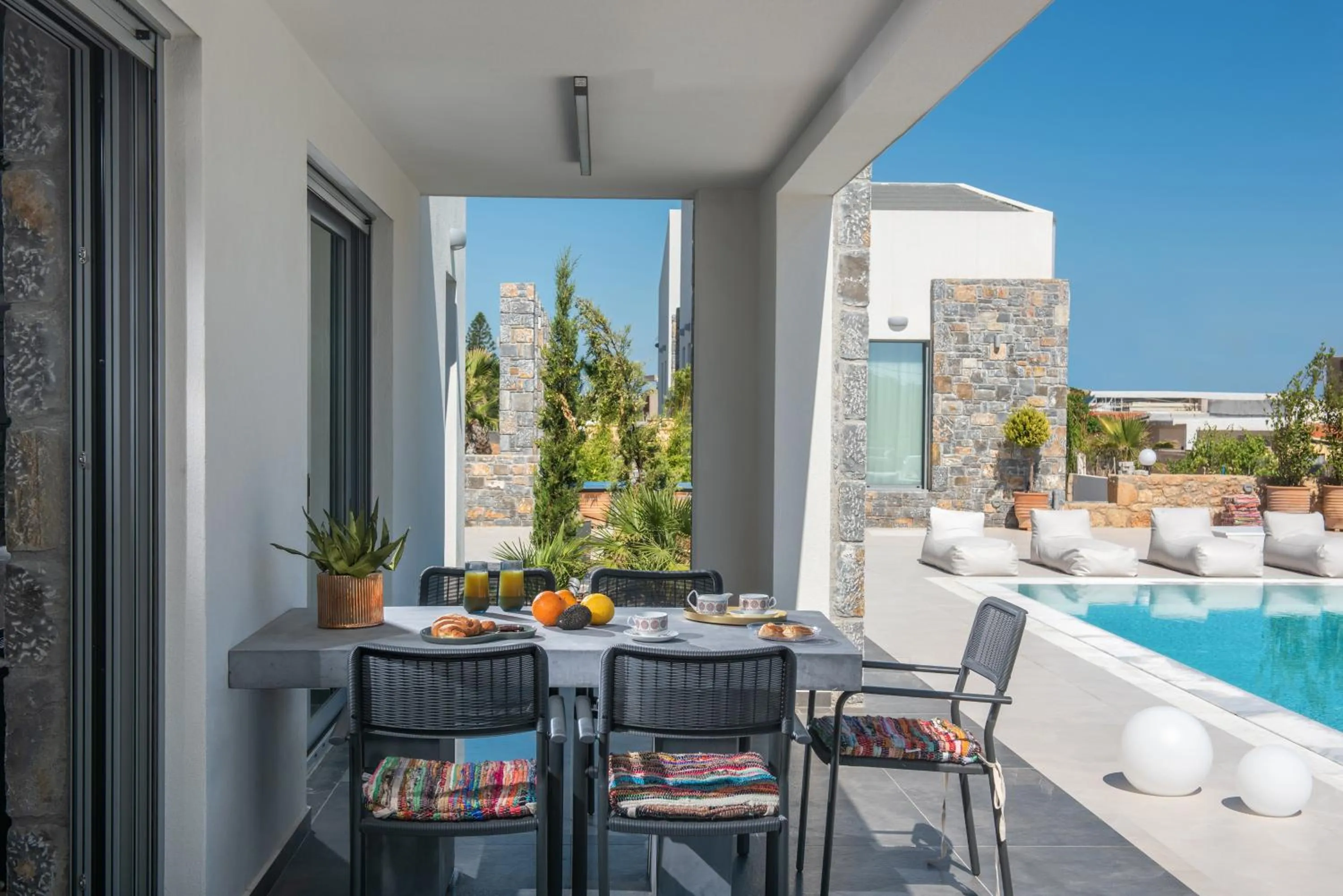 Swimming pool in Opsis Luxury Villa with swimming pool