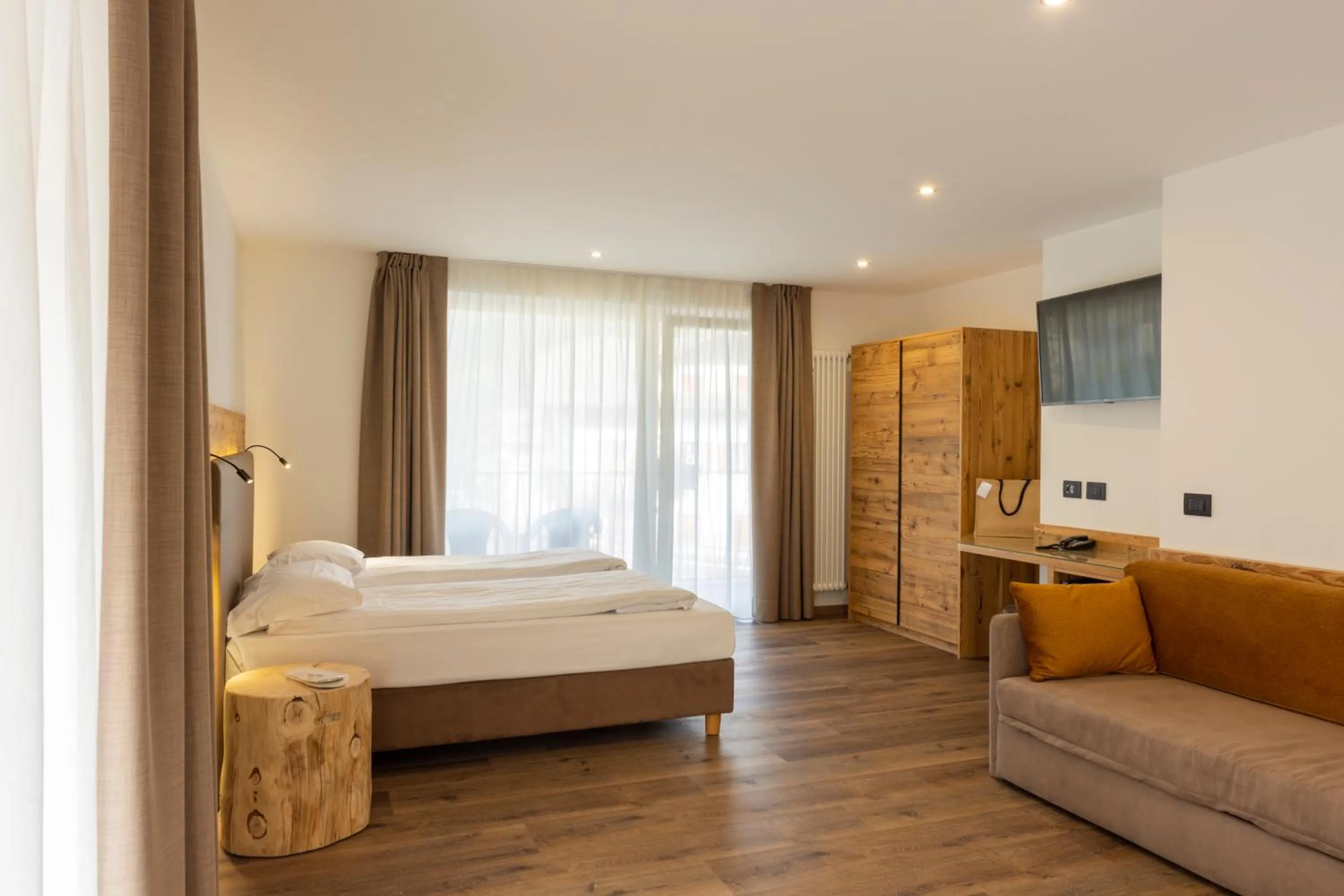 Bed in Active Alm Hotel