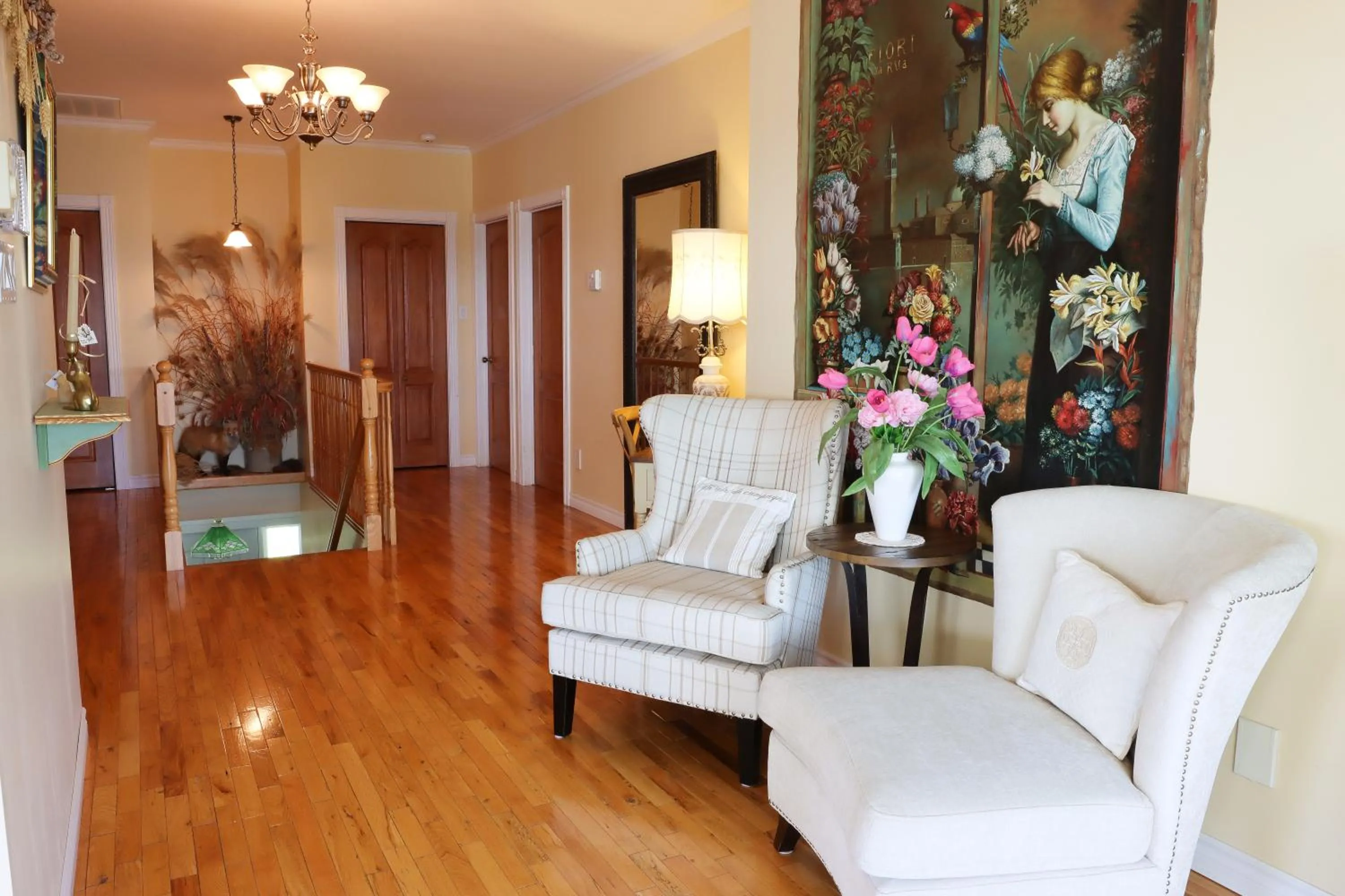 Seating area in Bed & Breakfast, Gîte La Princesse des Champs