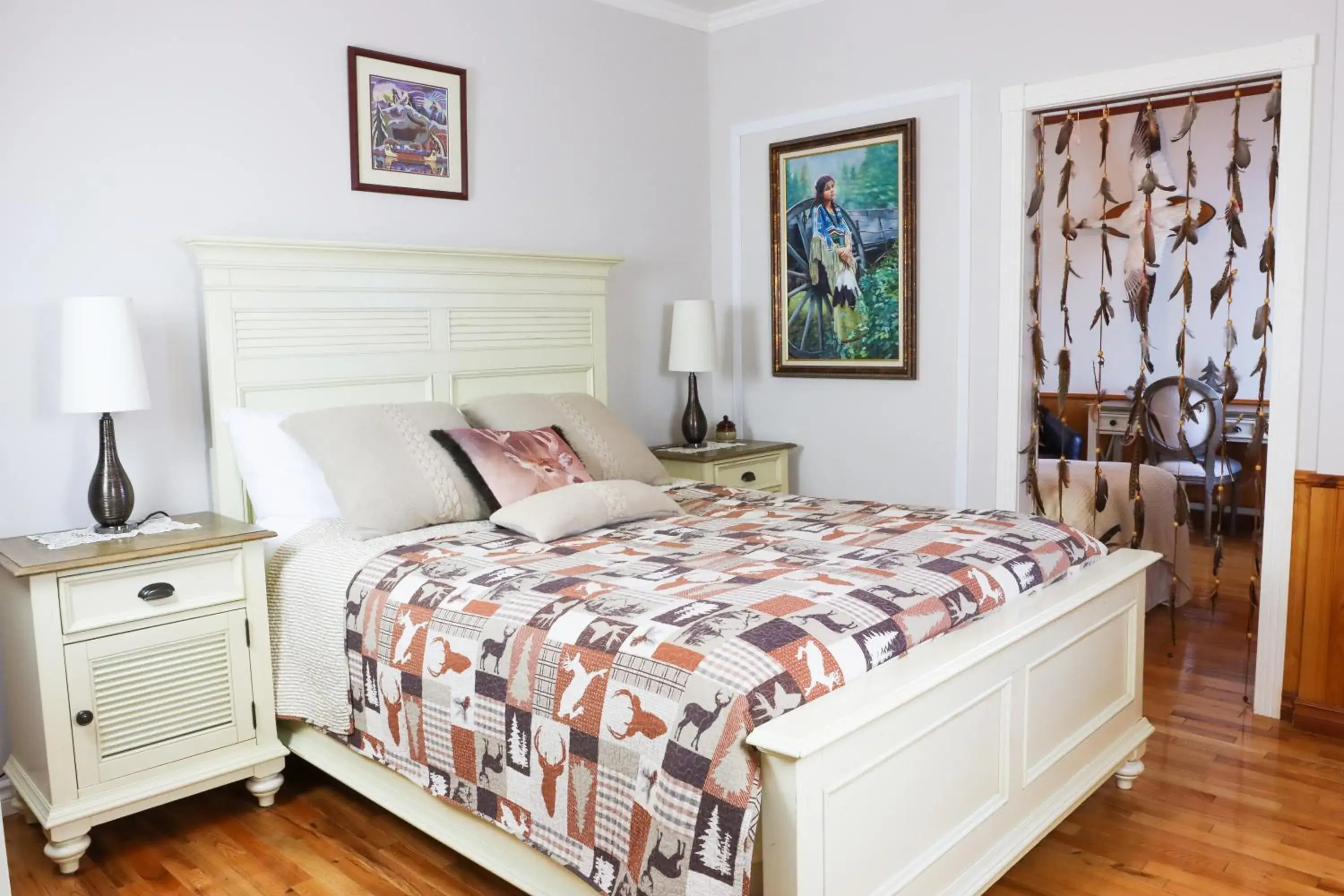 Triple Room with View in Bed & Breakfast, Gîte La Princesse des Champs Triple Room with View in Bed & Breakfast, Gîte La Princesse des Champs