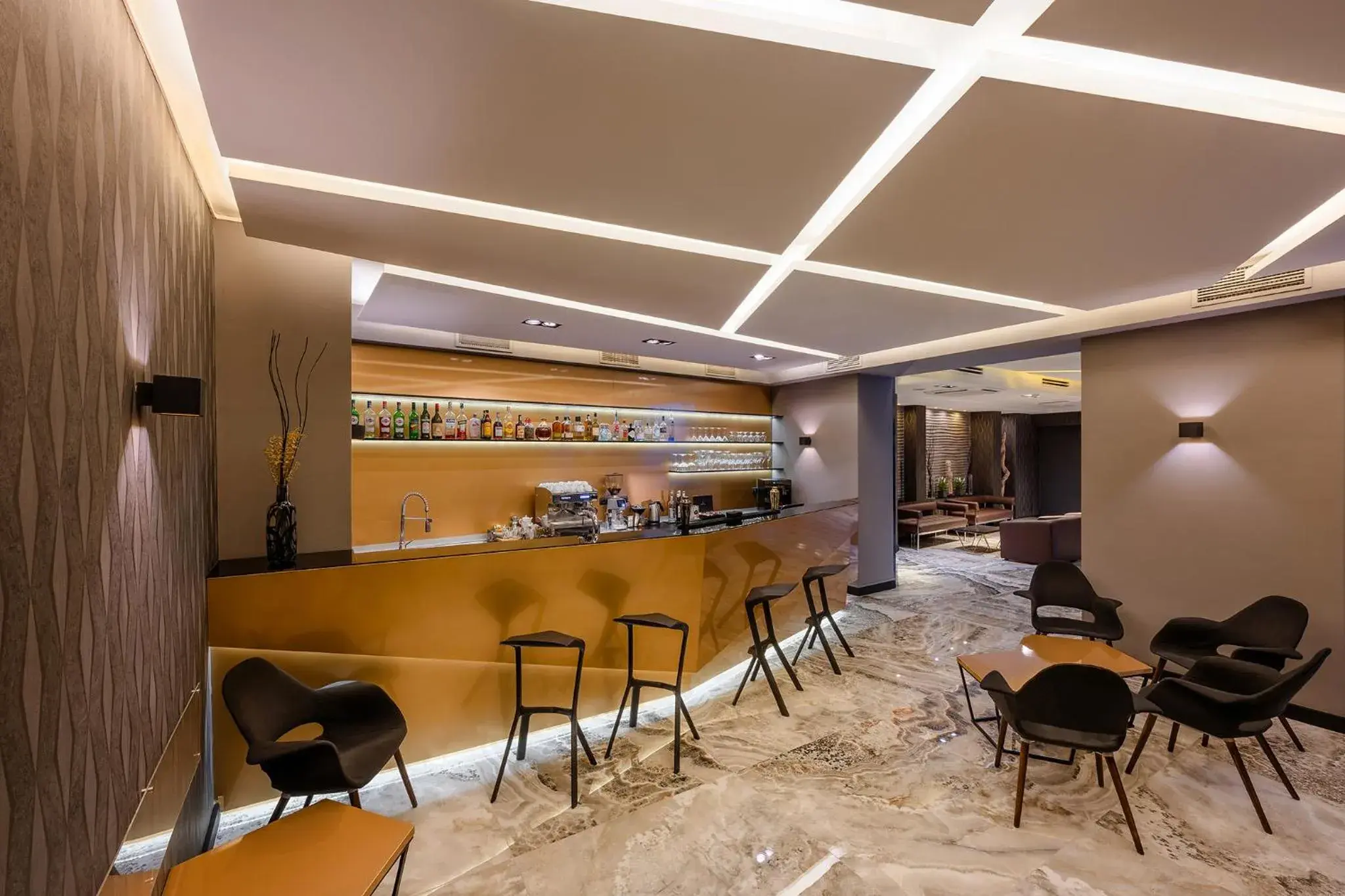 Lounge or bar in Hotel Museum Budapest Lounge or bar in Hotel Museum Budapest