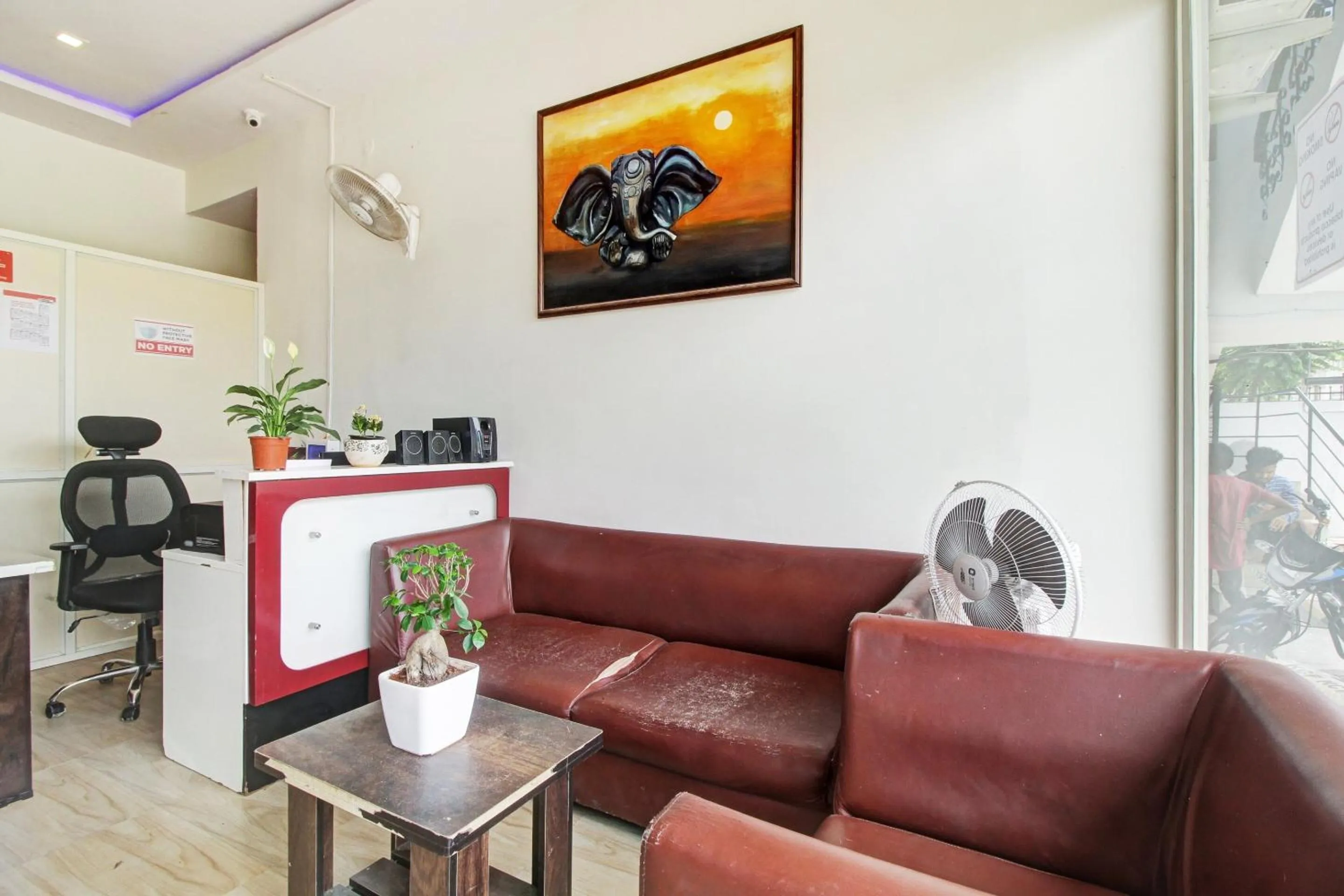 Lobby or reception in Hotel O A Delight Residency