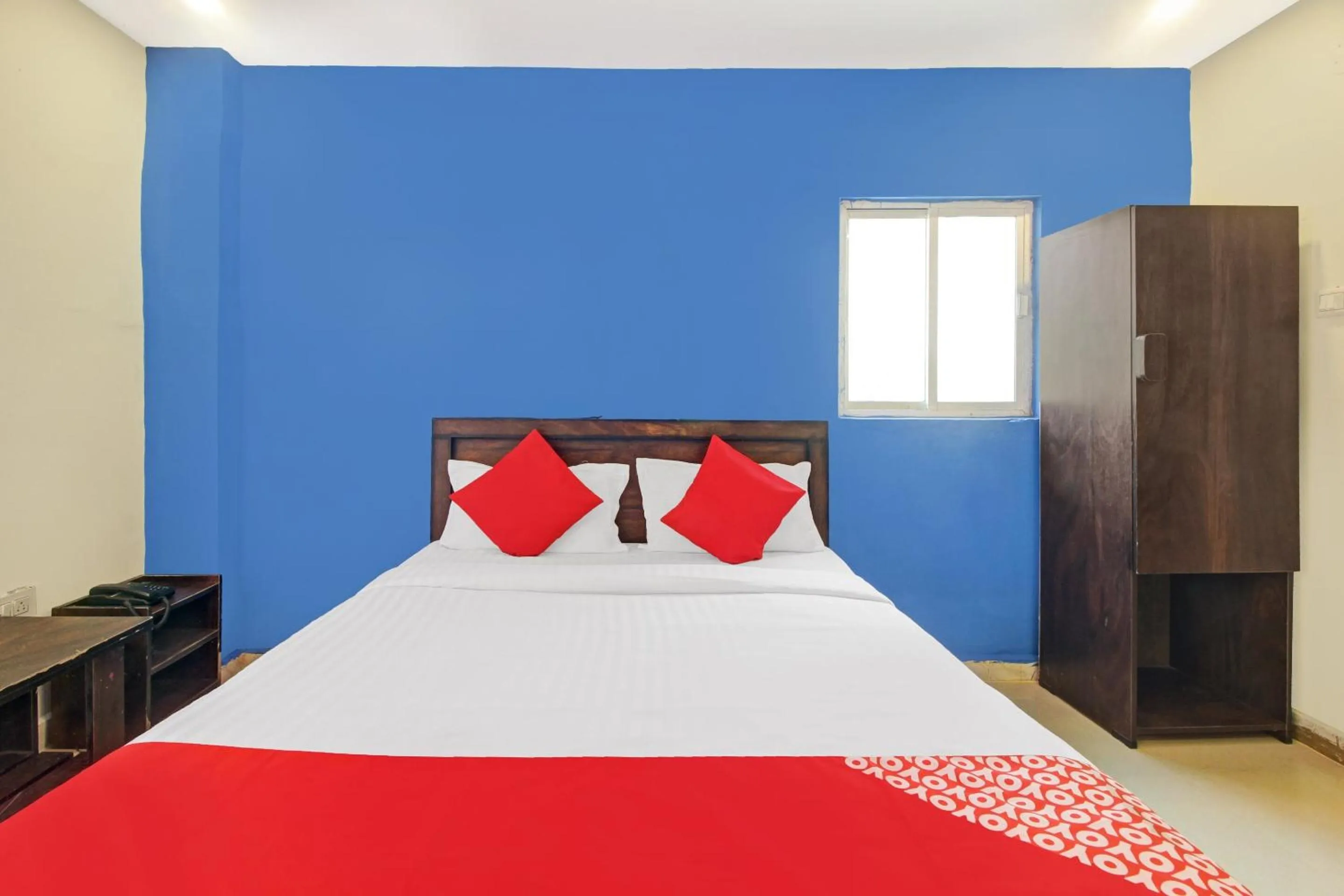 Bedroom, Bed in Hotel O A Delight Residency