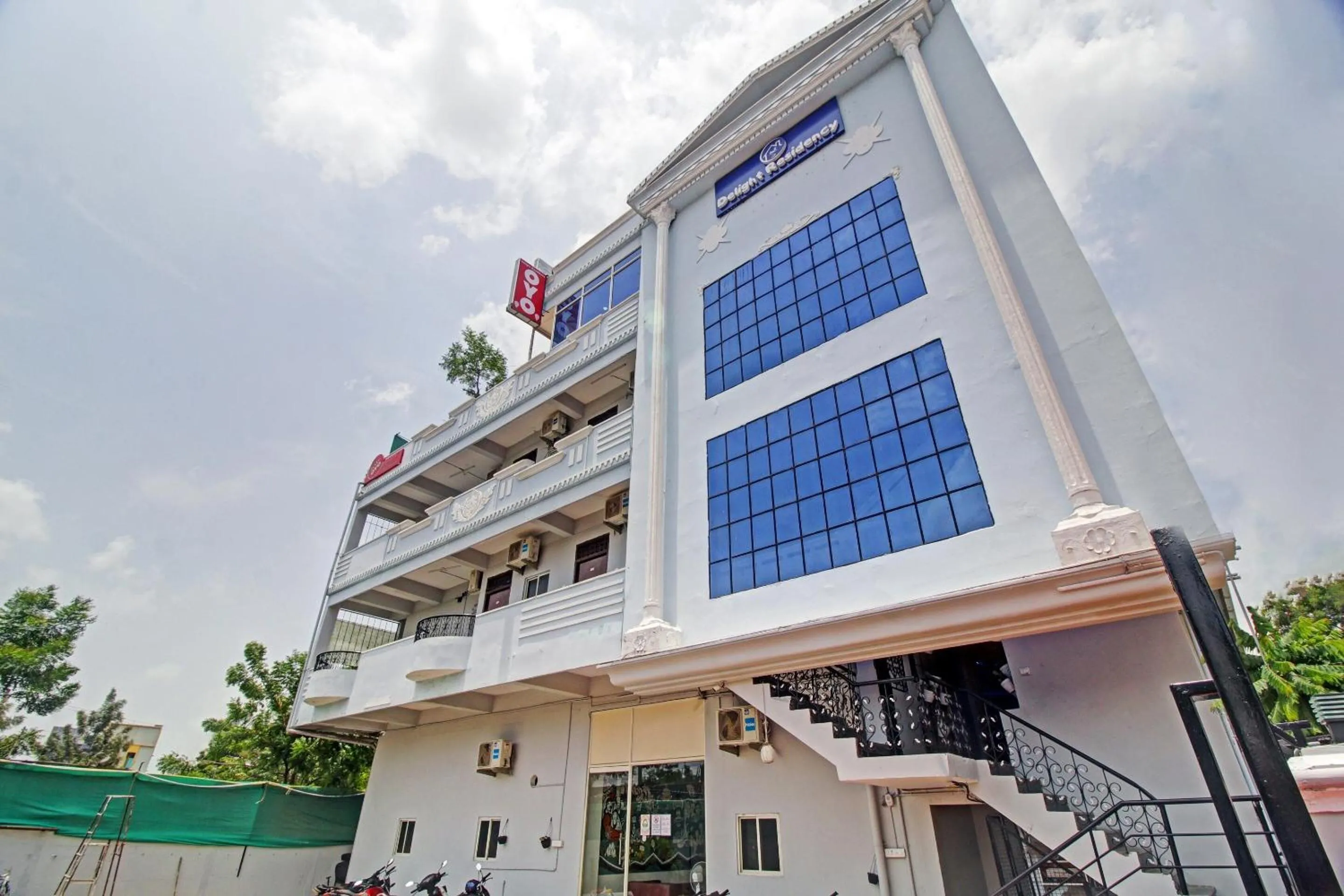 Facade/entrance in Hotel O A Delight Residency