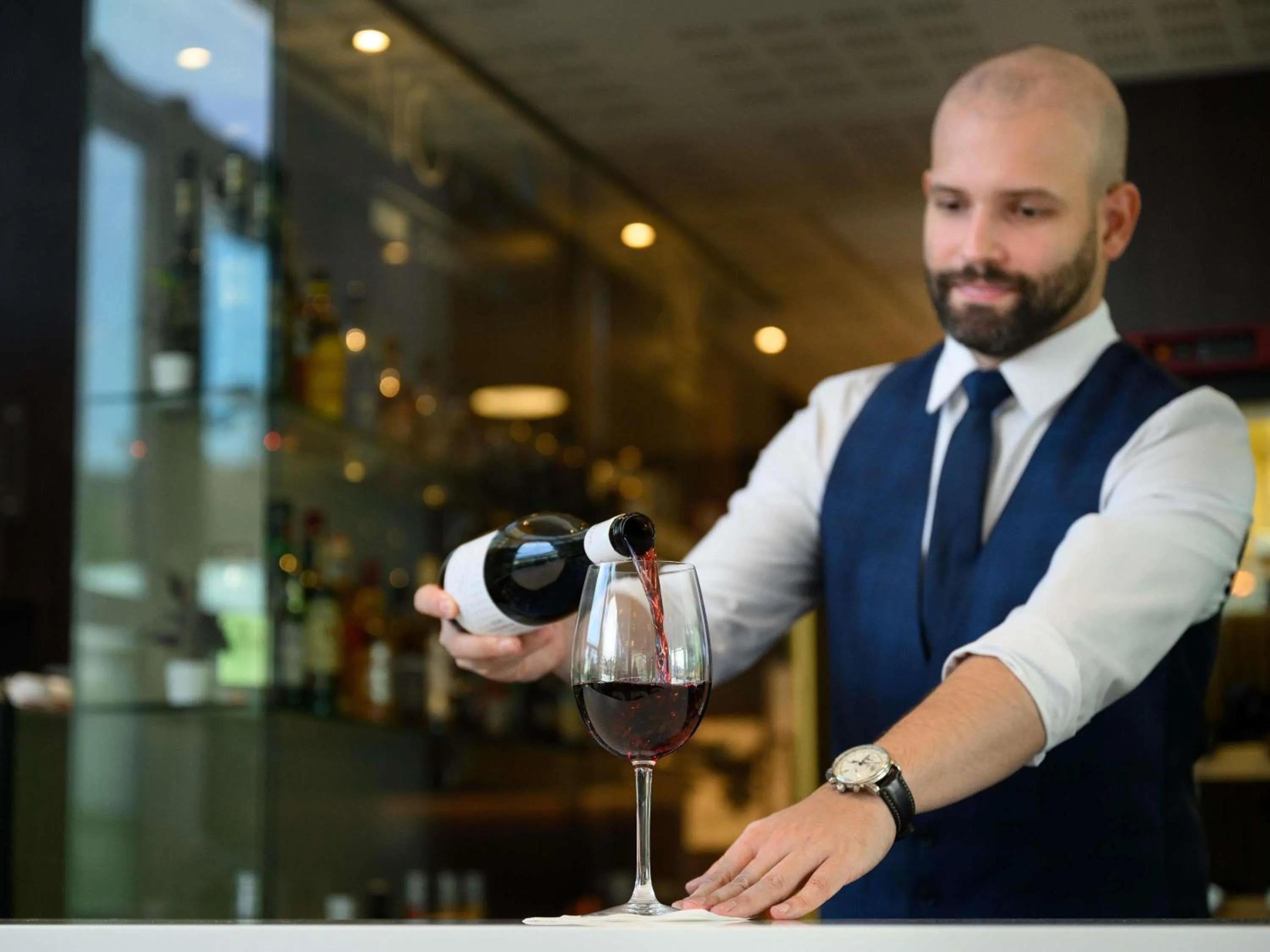 Lounge or bar in Novotel Budapest City
