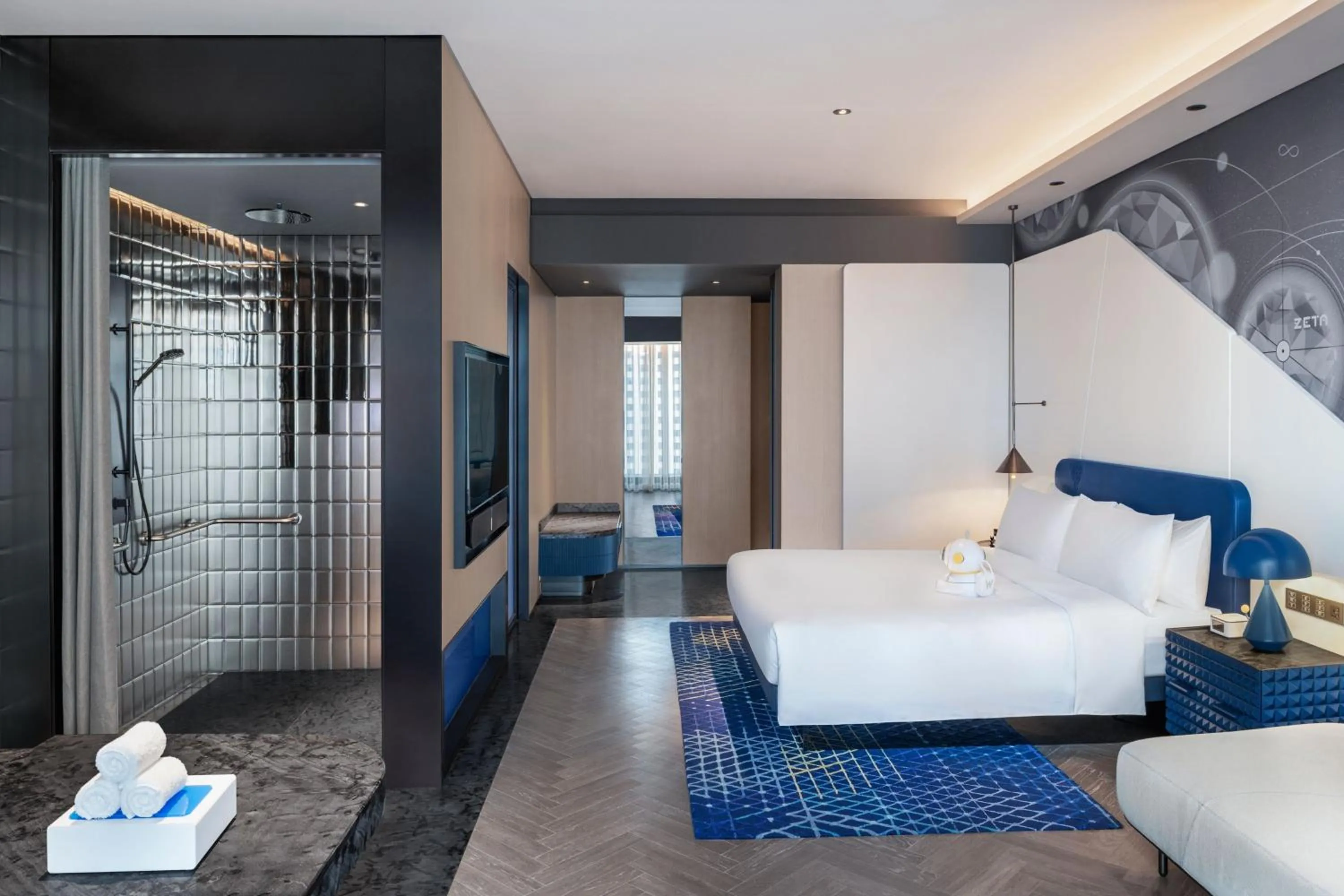 Photo of the whole room, Bed in W Changsha