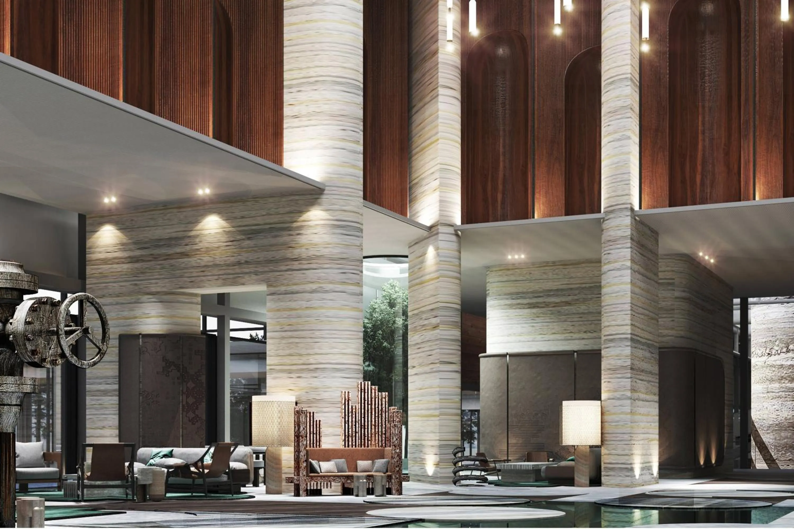 Lobby or reception in Nanjing, Jiangning, Autograph Collection