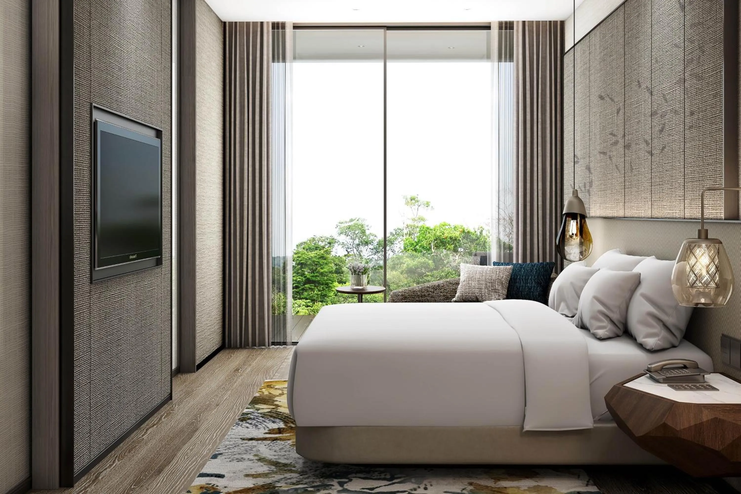 Bedroom, Bed in The Westin Nanjing Resort & Spa