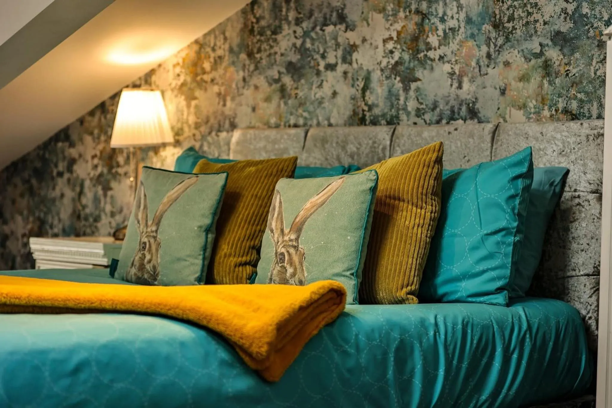 Bedroom, Bed in Greenvale Cabins