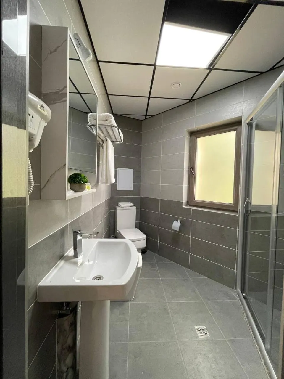 Bathroom in Alpha Plaza Hotel & SPA