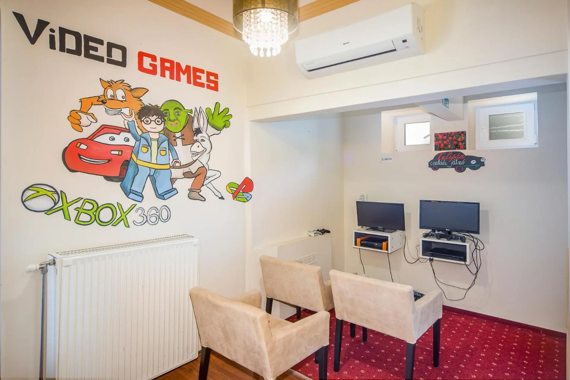 Children play ground in Hotel Piroska