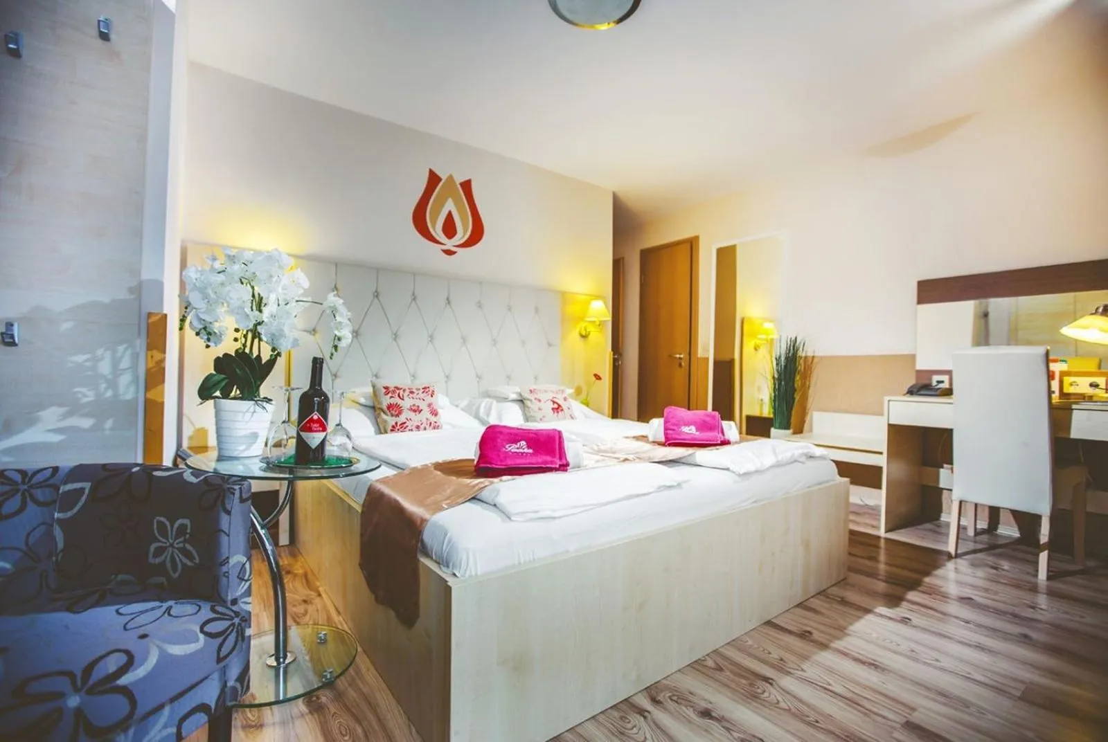 Photo of the whole room, Bed in Hotel Piroska