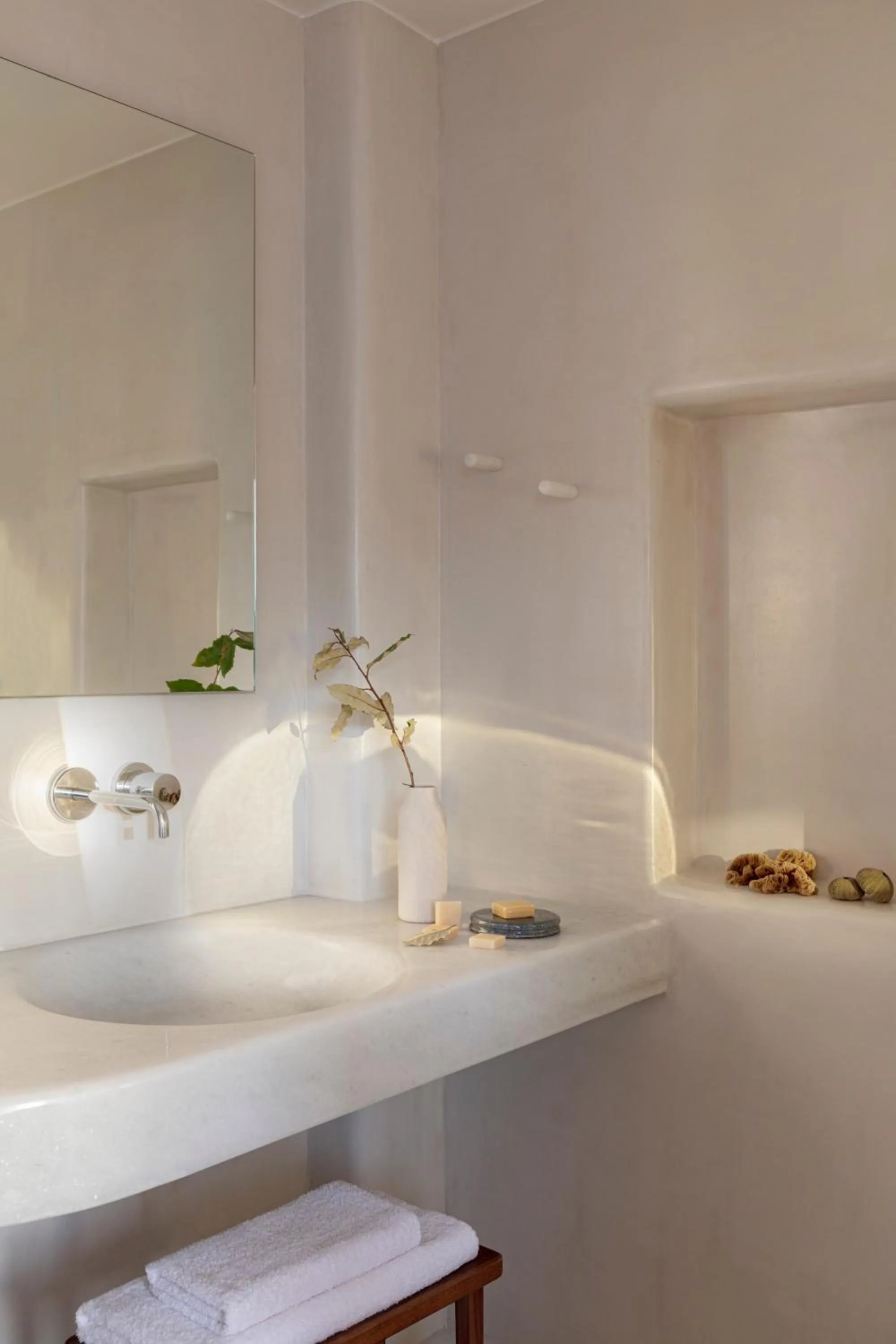 Bathroom in Ammothines Cycladic Suites