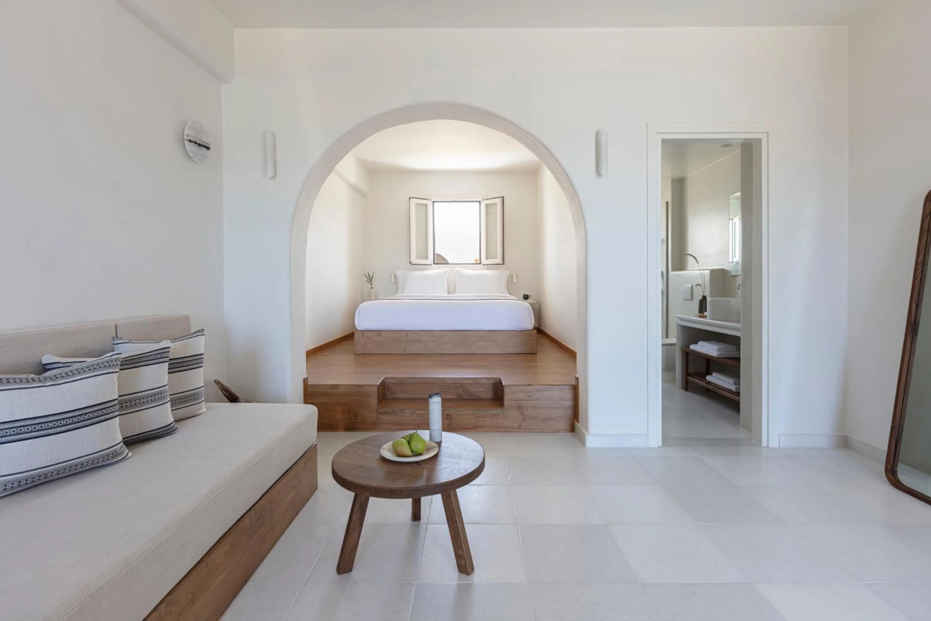 Bedroom, Bed in Ammothines Cycladic Suites