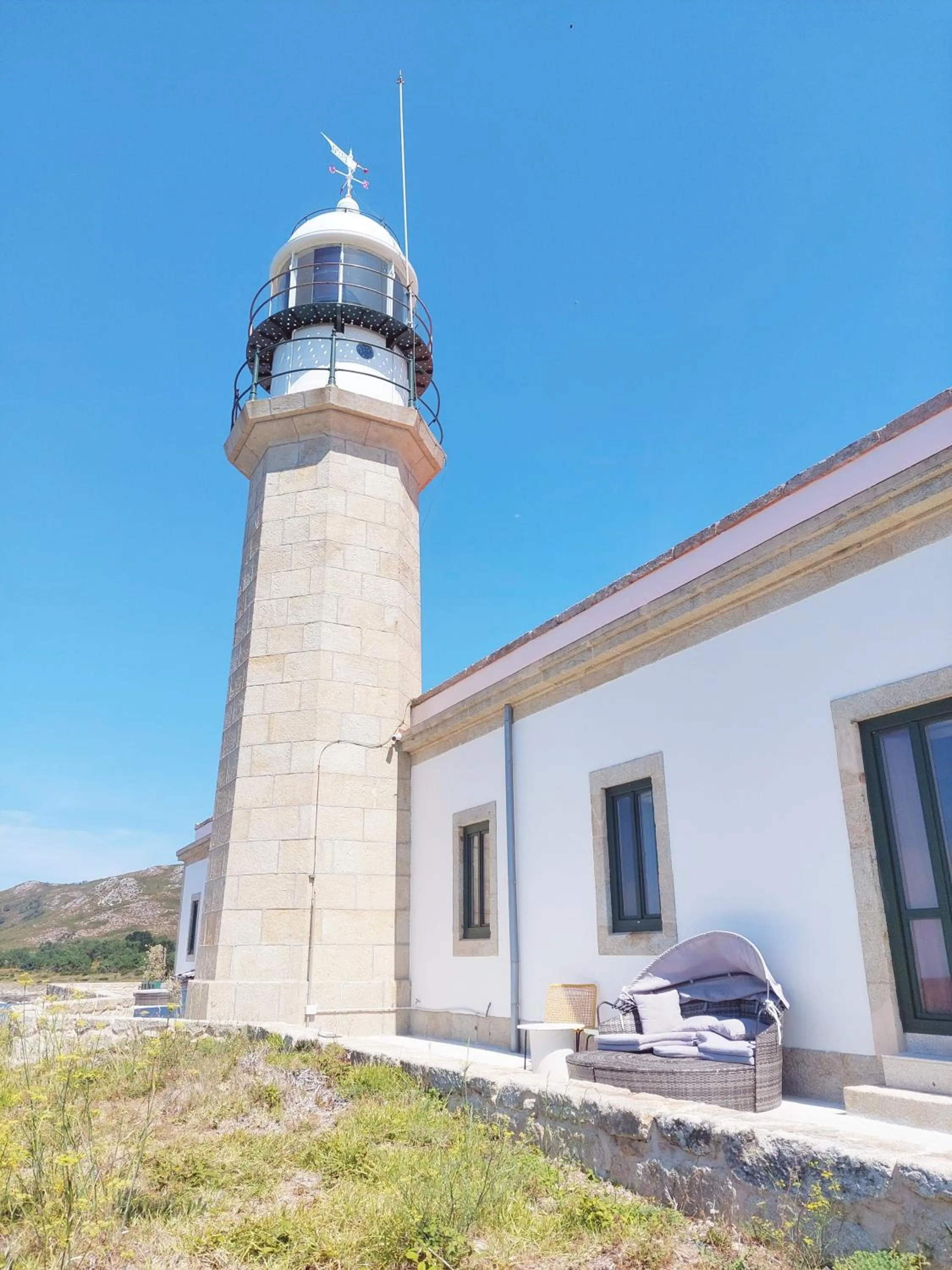 Sea view in Hotel Faro Lariño