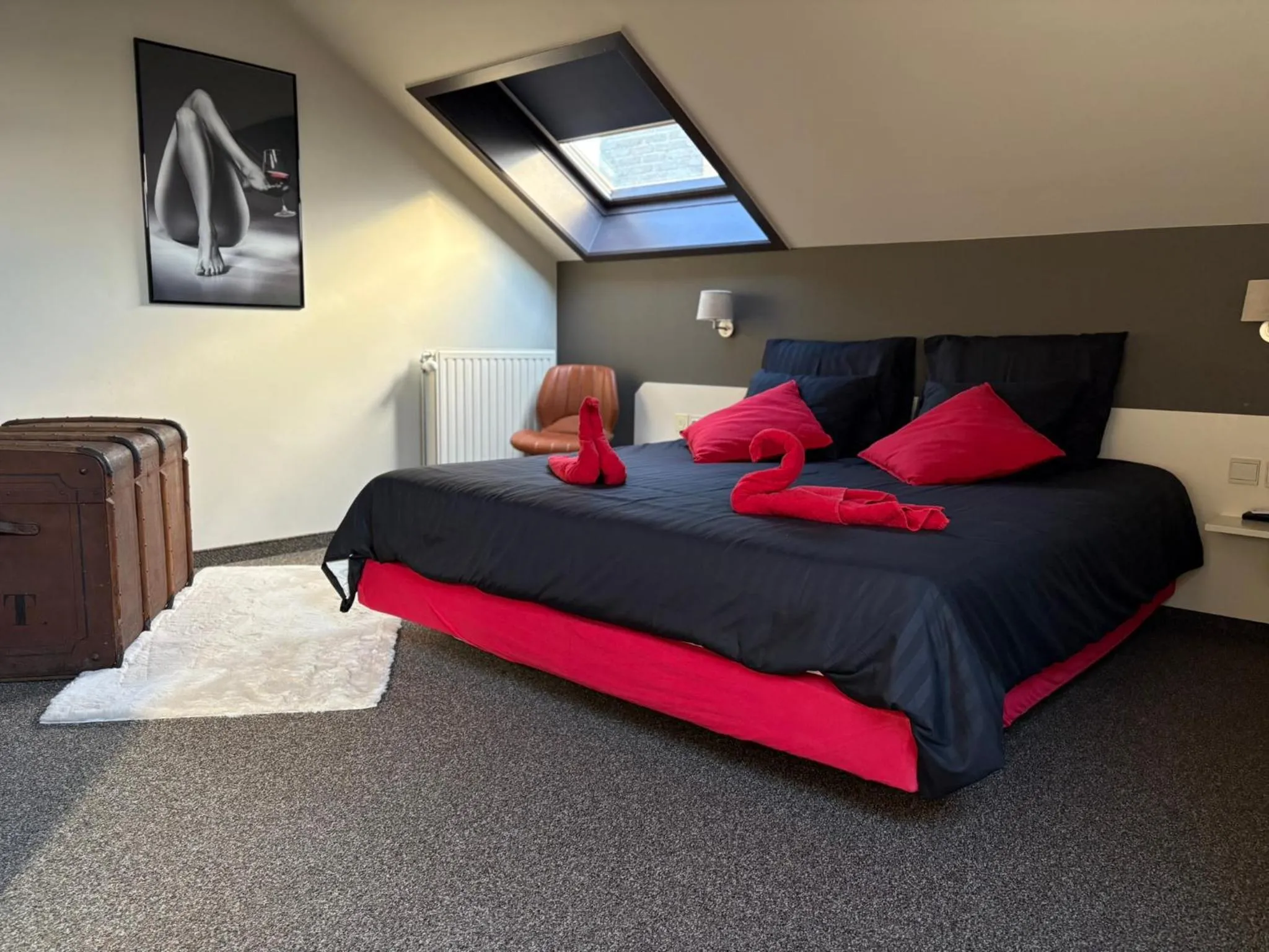 Bed in Hotel en Bistro de Vaart