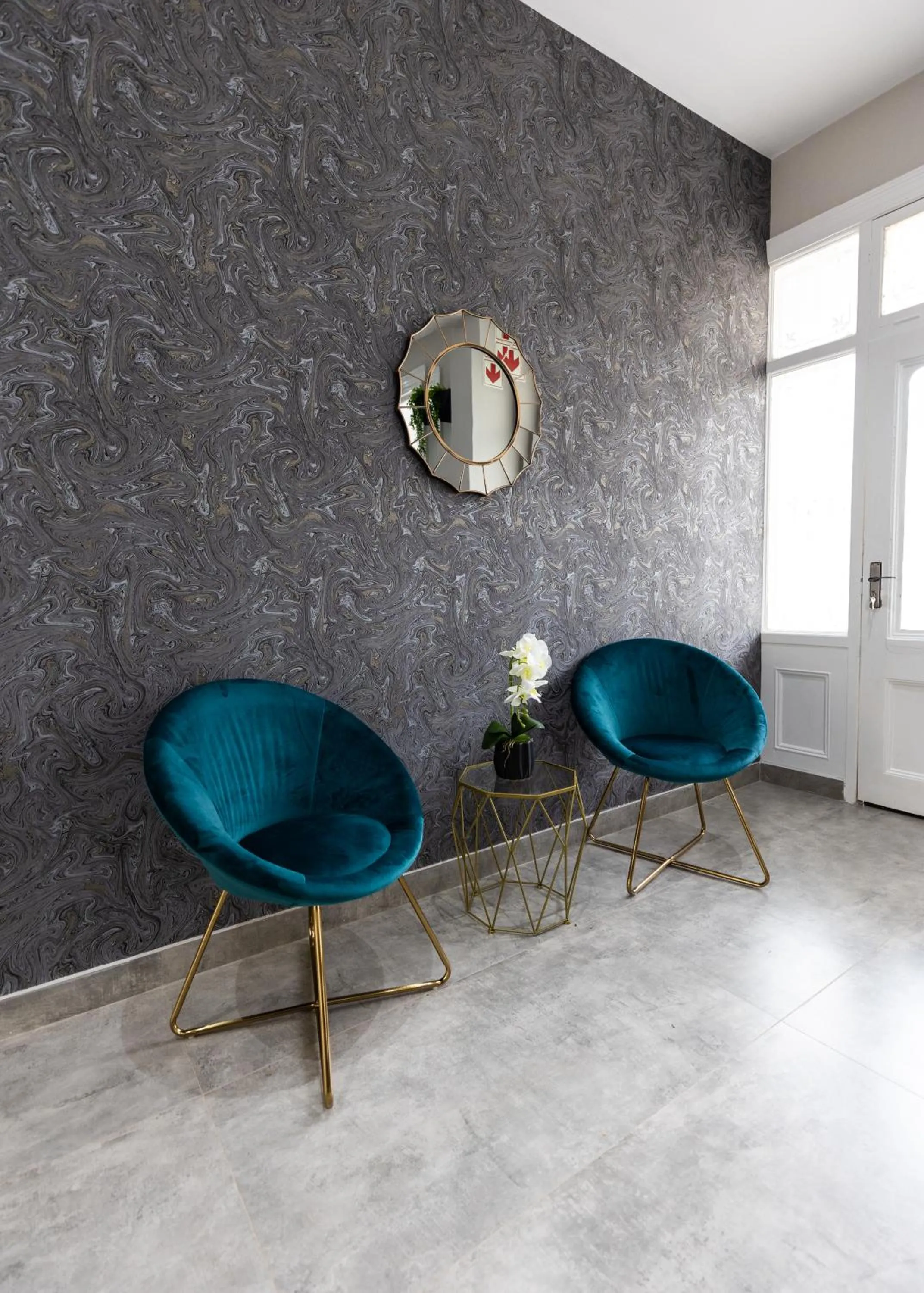 Decorative detail in Luxe Suites Boutique Hotel