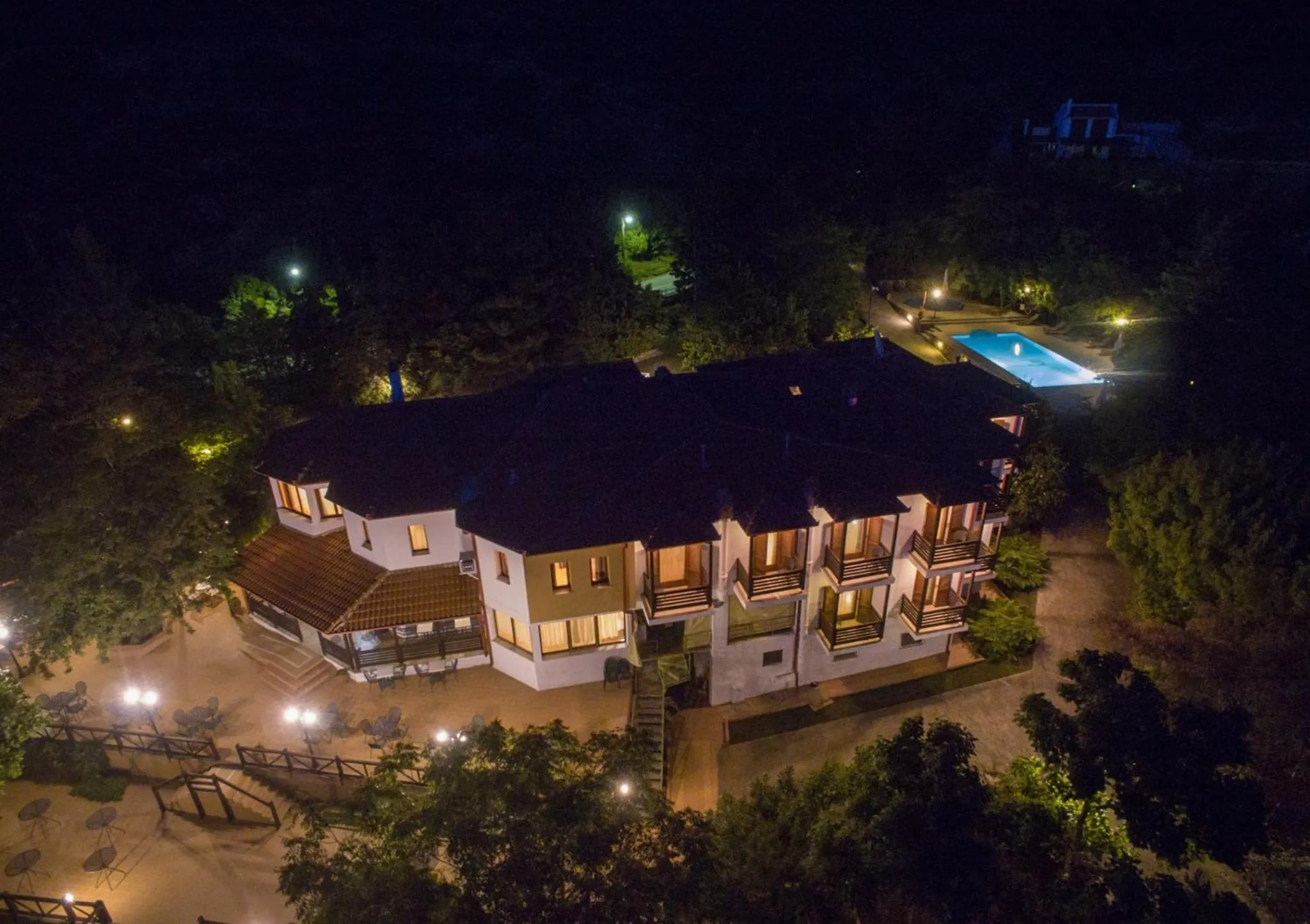Bird's eye view in Roxani Country House Resort