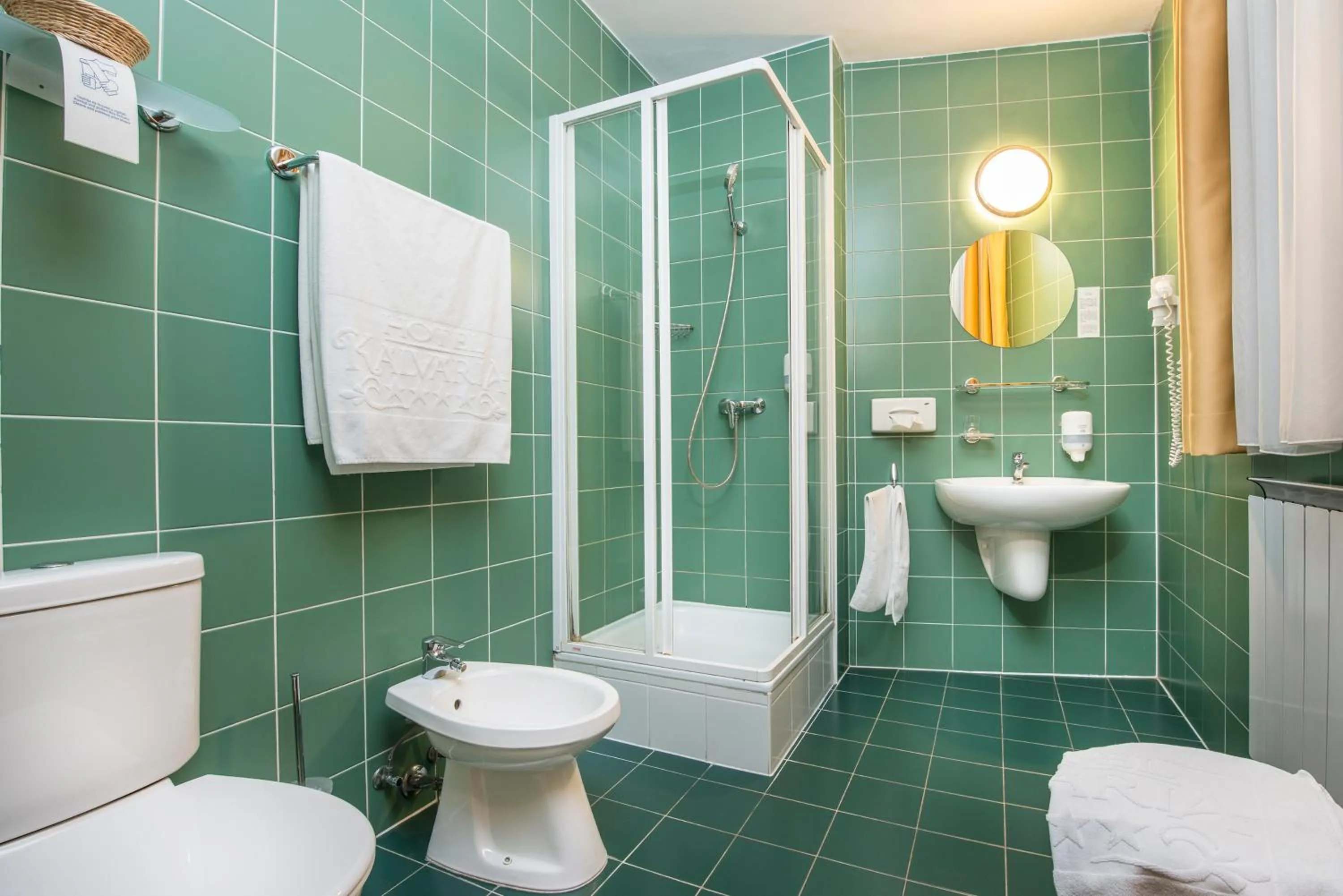 Bathroom in Hotel Kálvária