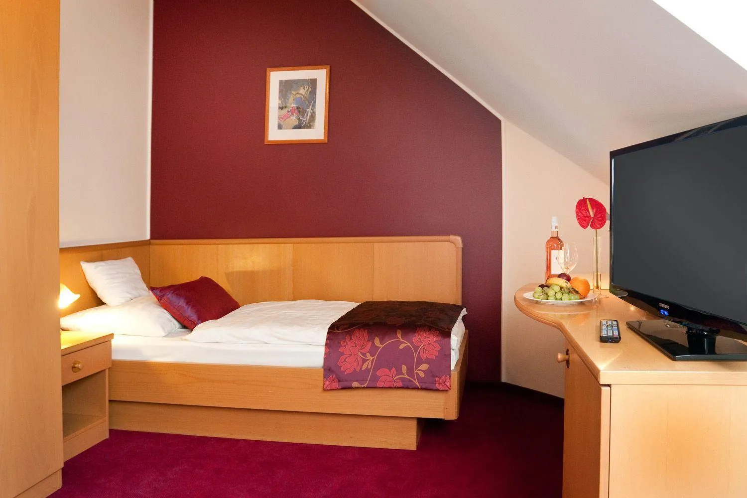 Bed in Hotel Kálvária