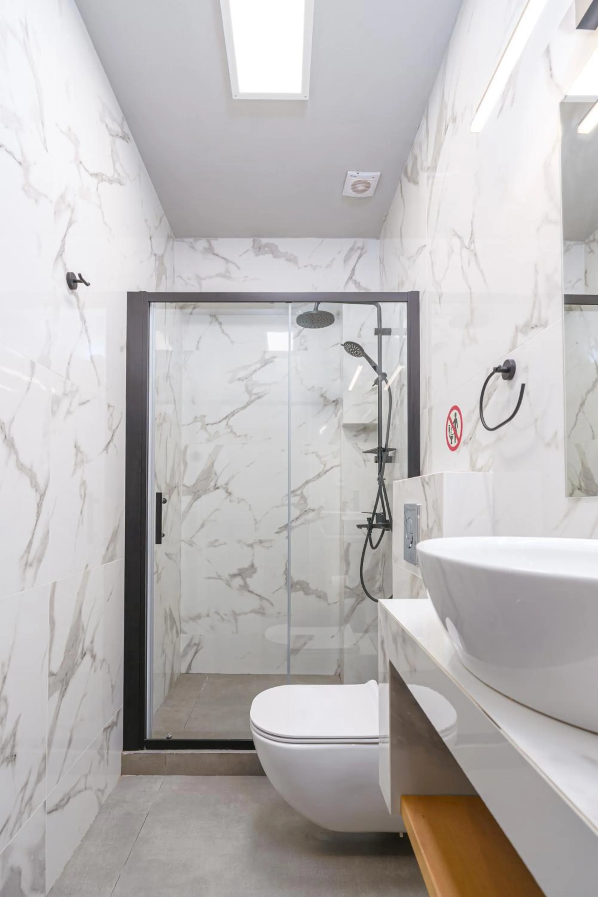 Shower in IVY Apartments in the Heart of Athens