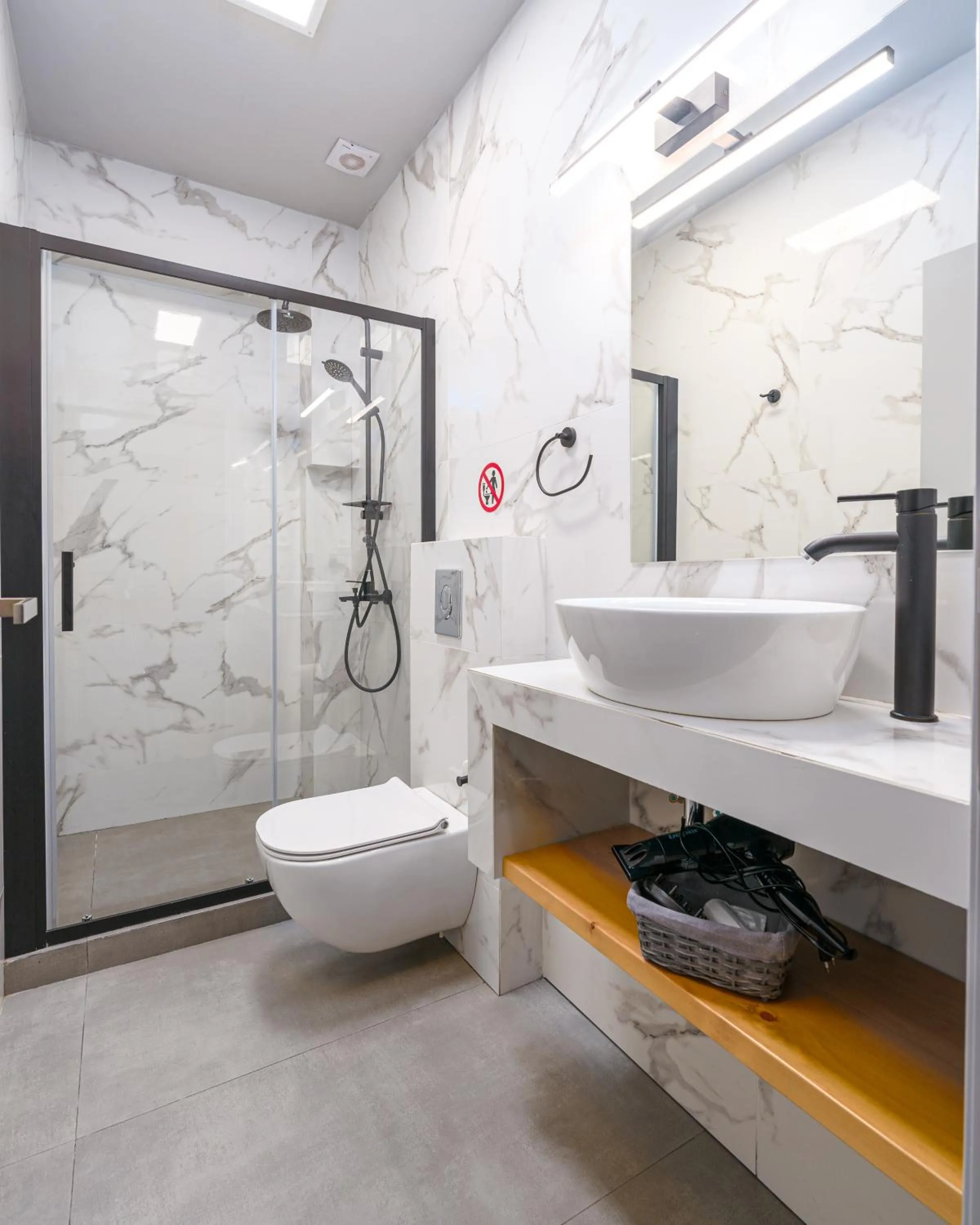 Shower in IVY Apartments in the Heart of Athens