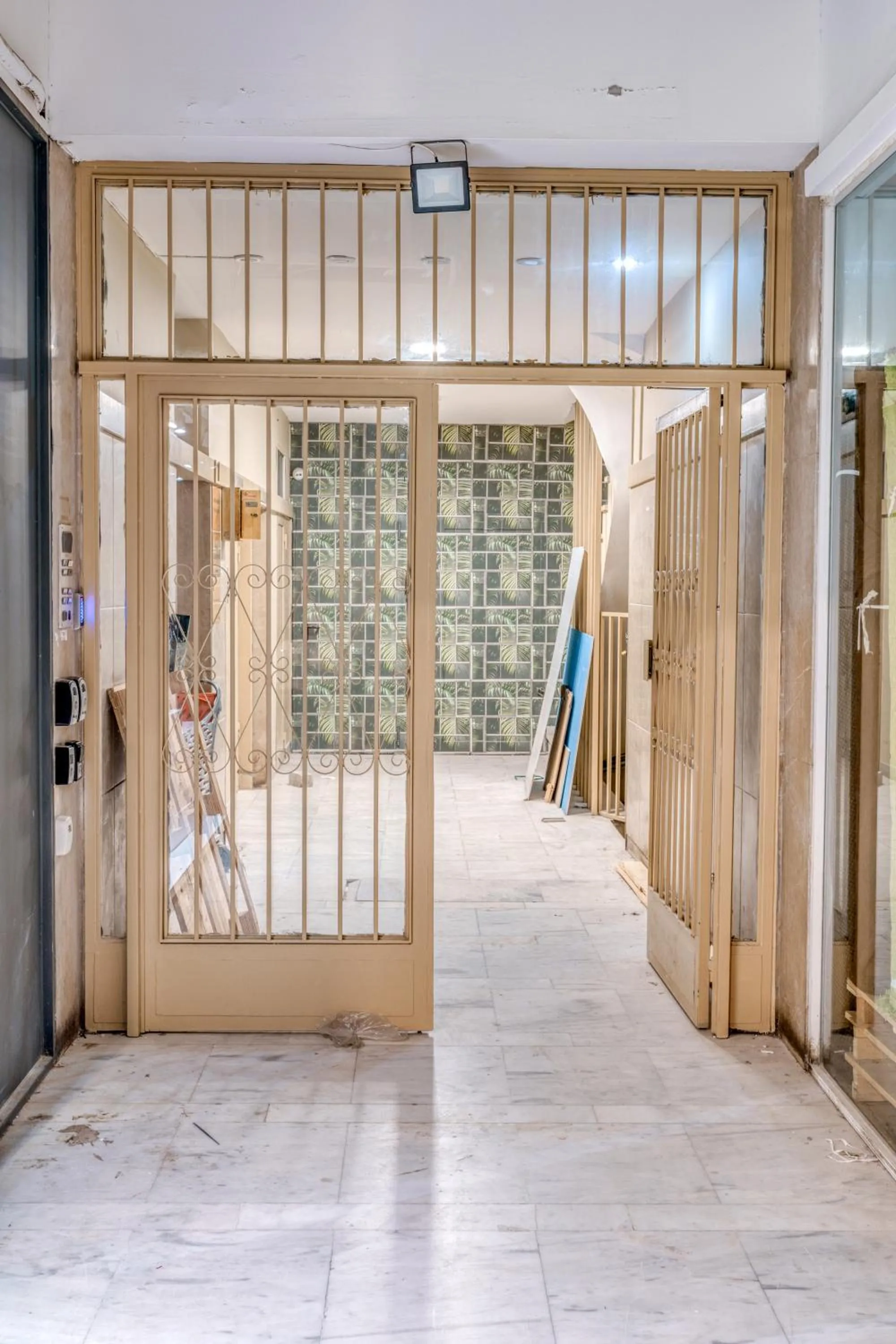 Facade/entrance in IVY Apartments in the Heart of Athens