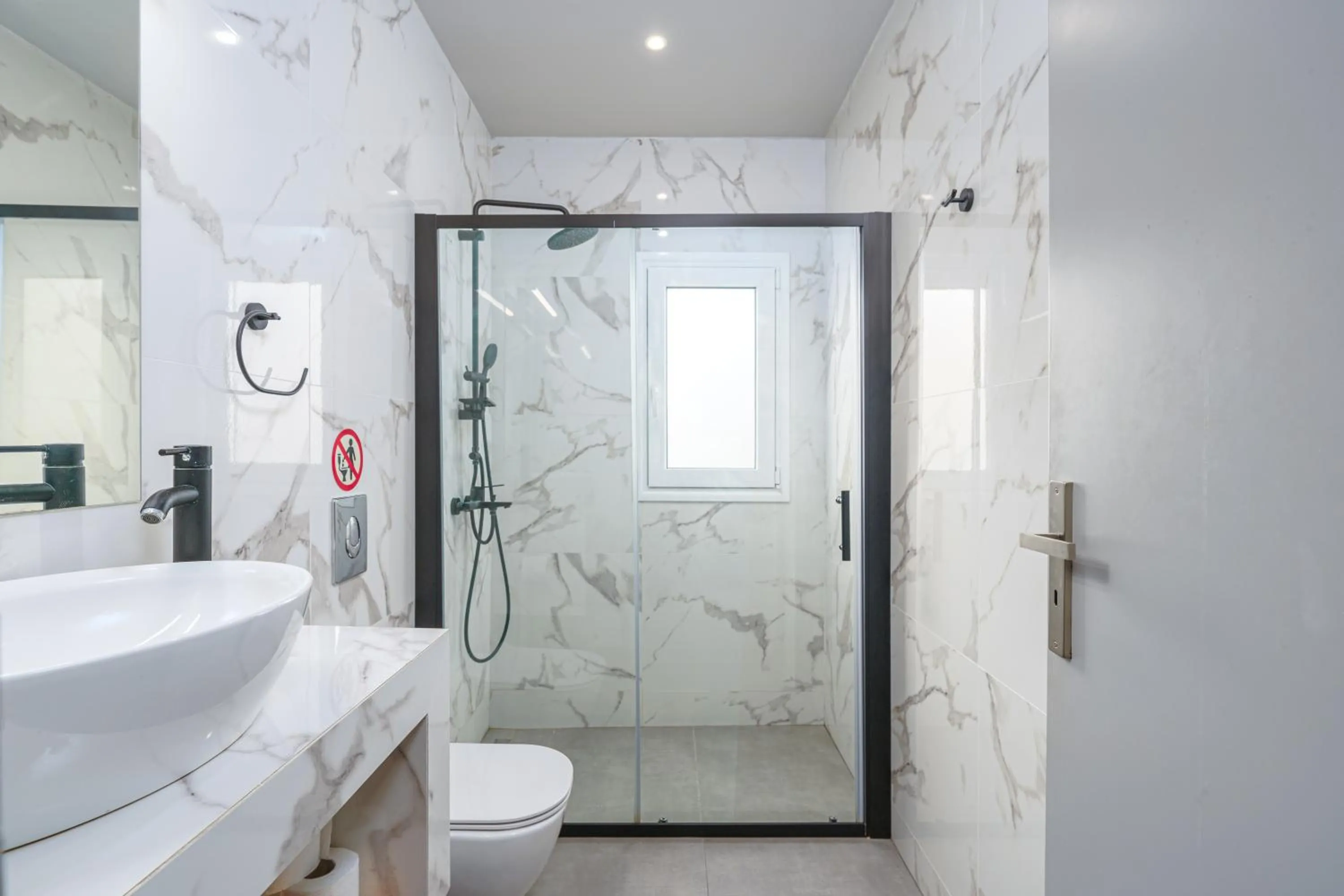 Shower in IVY Apartments in the Heart of Athens