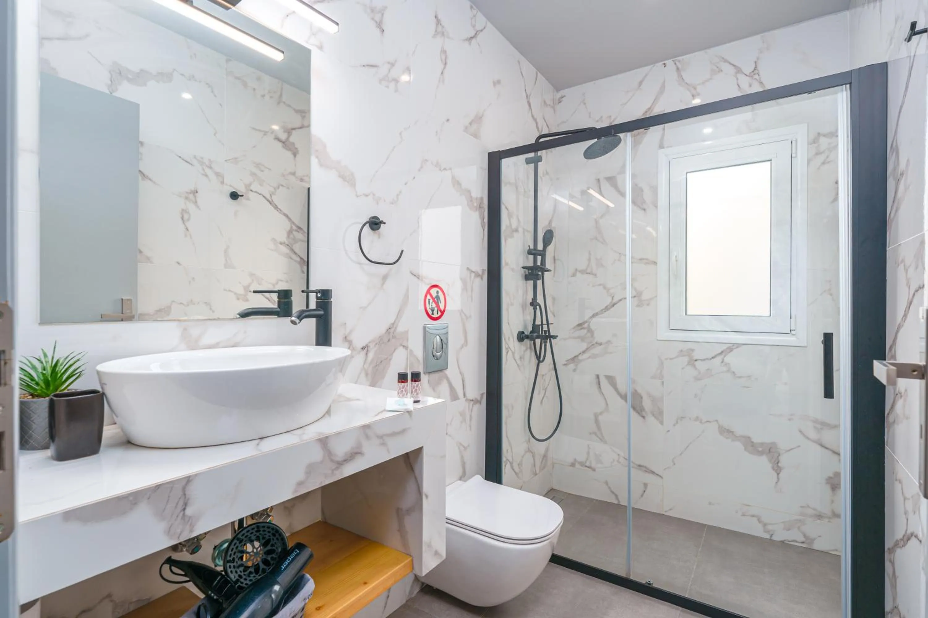 Shower in IVY Apartments in the Heart of Athens