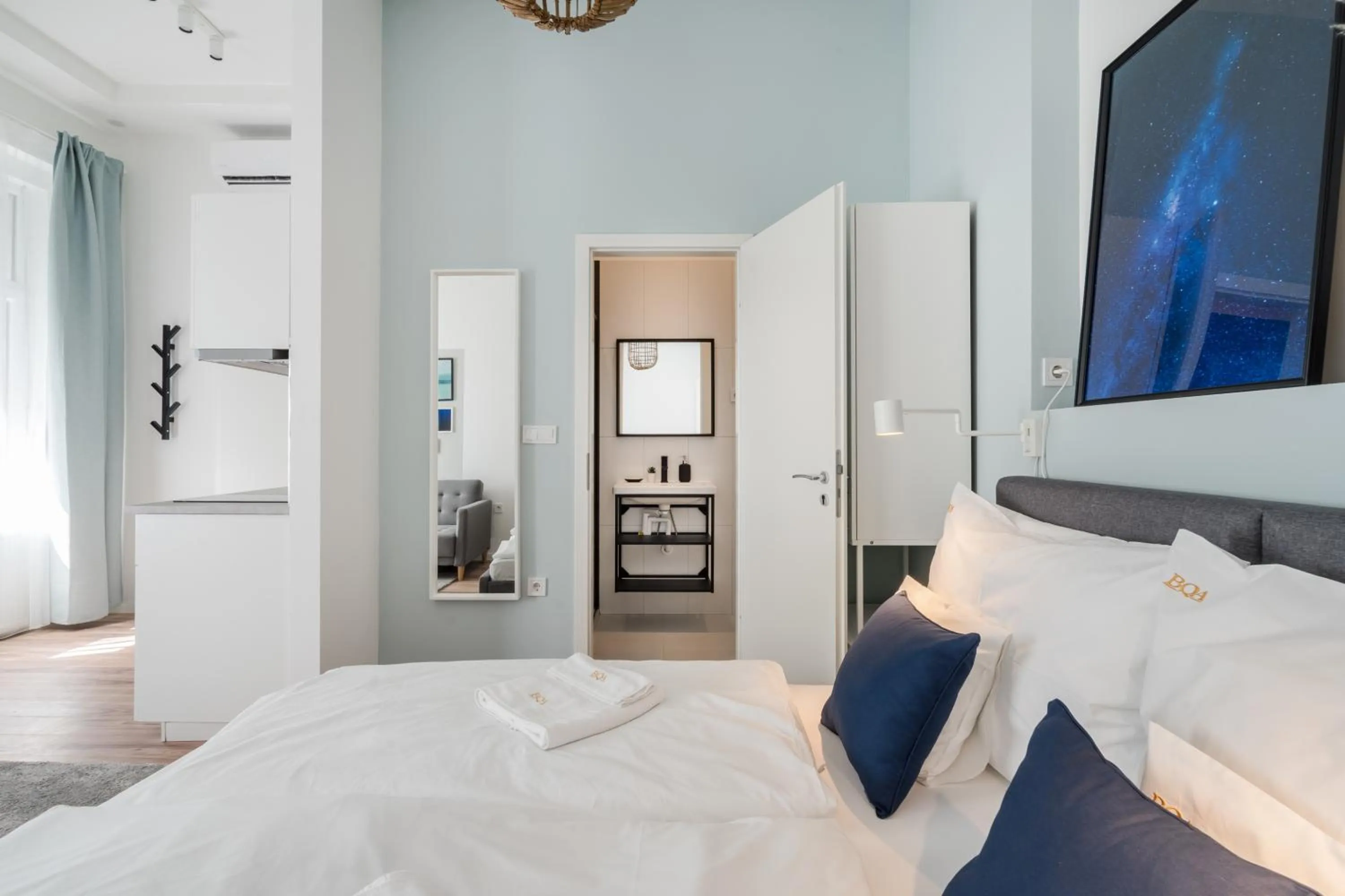 Bed in A13- Boutique Apartments, Best Location, by BQA