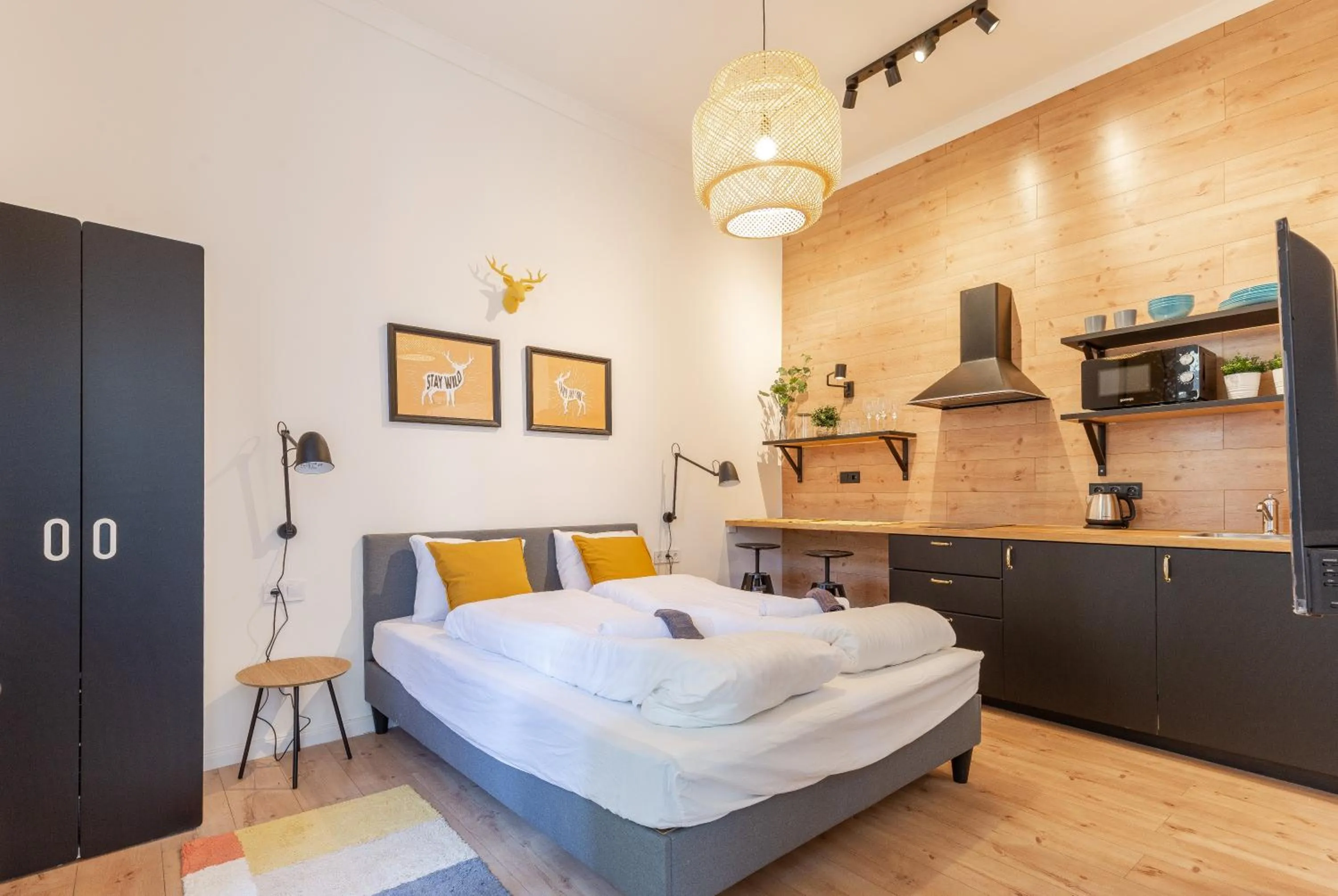 Bed in A13- Boutique Apartments, Best Location, by BQA