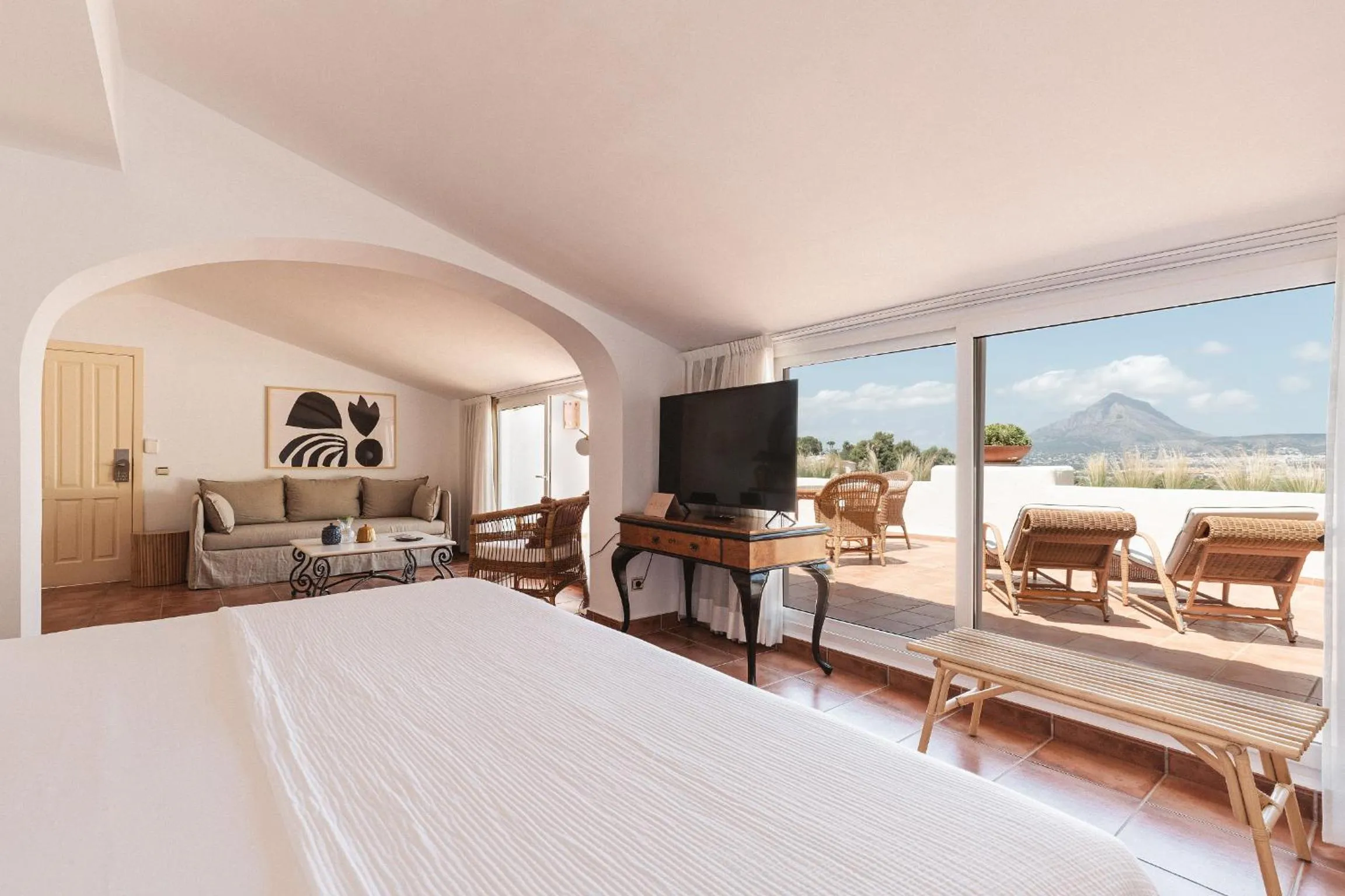 Mountain view, Bed in Hotel Ritual de Terra & SPA