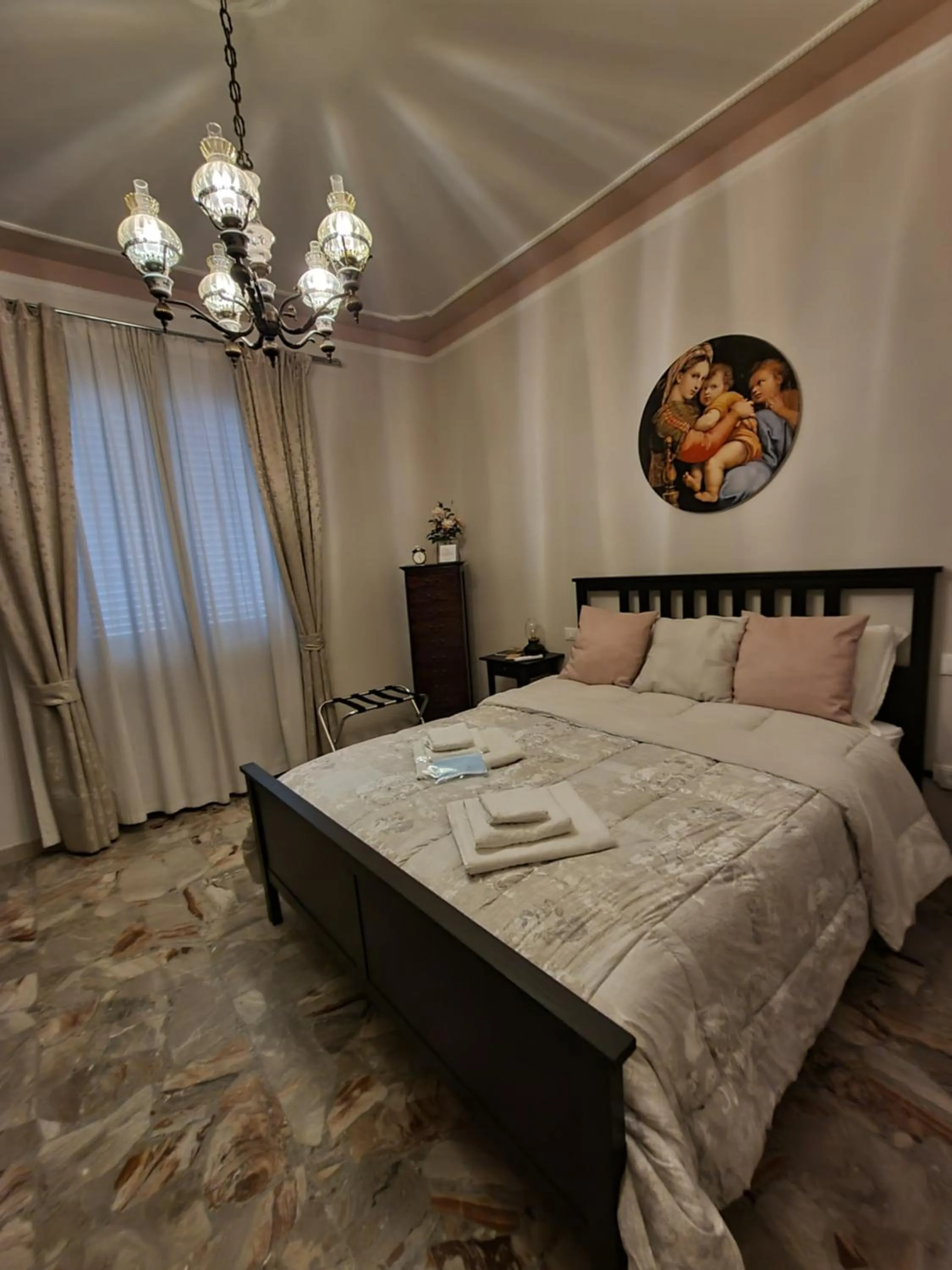 Bed in B&B Le rose di Paola