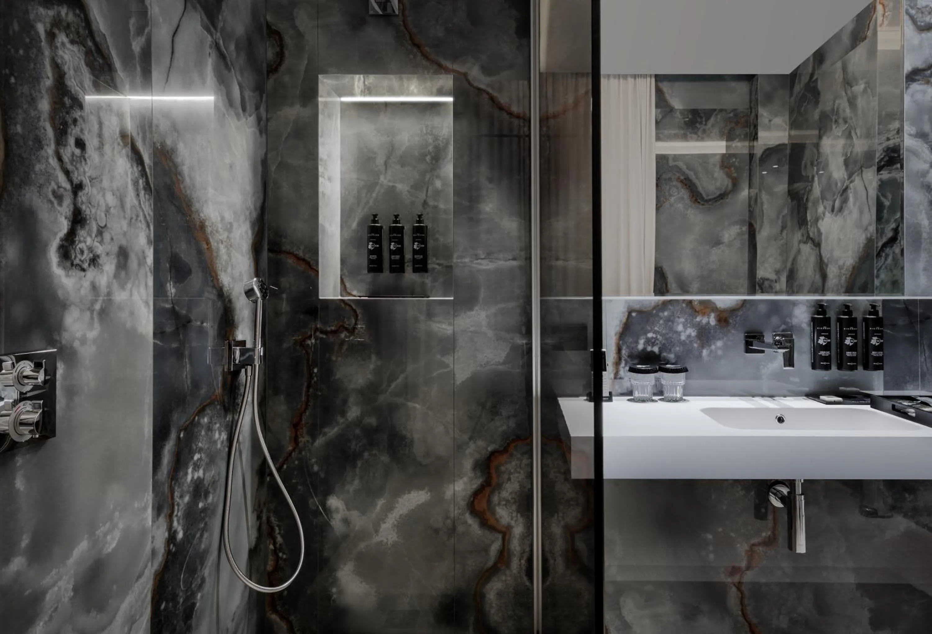 Shower in ISSA Resort