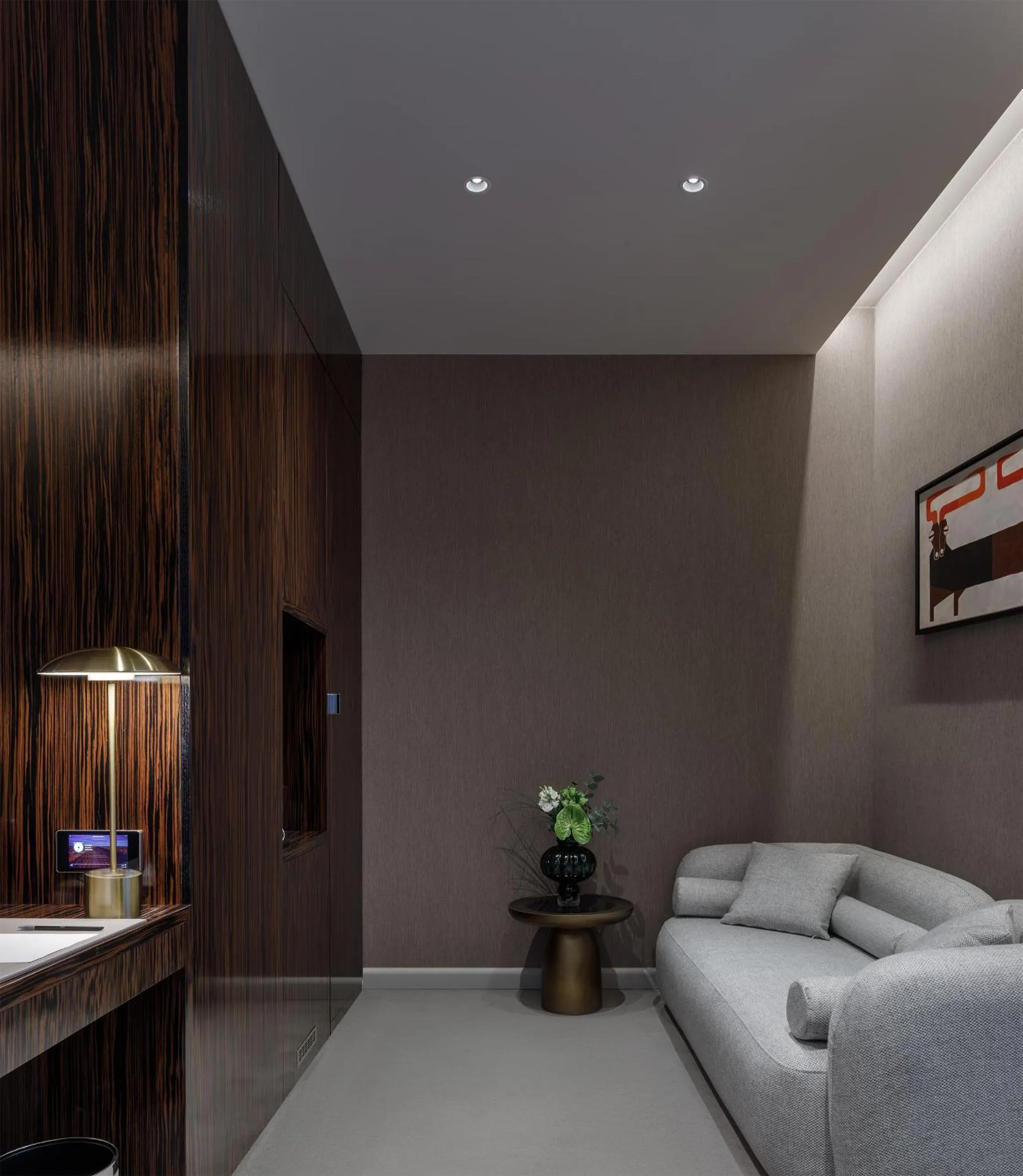 Living room, Bed in ISSA Resort