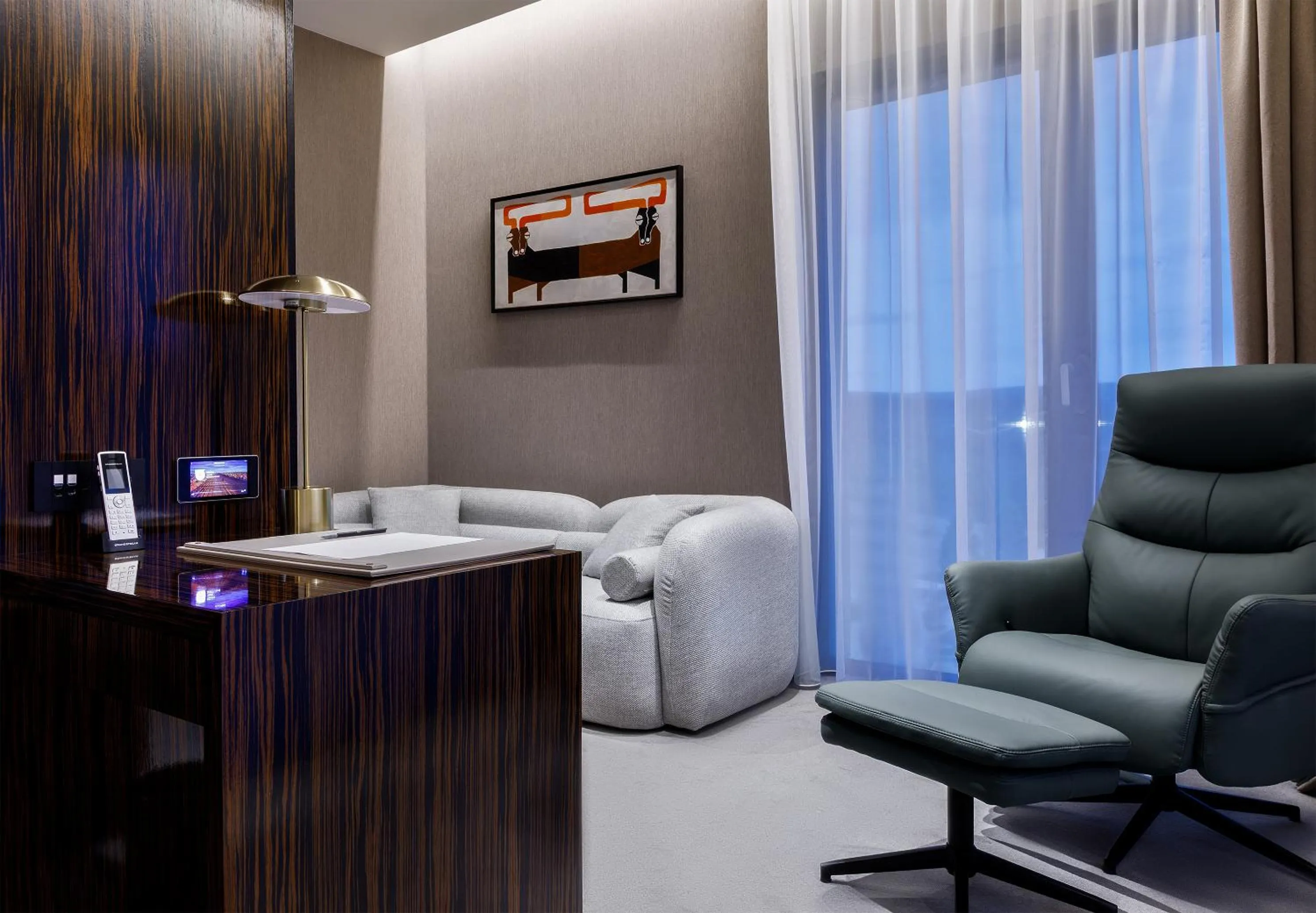 Seating area in ISSA Resort