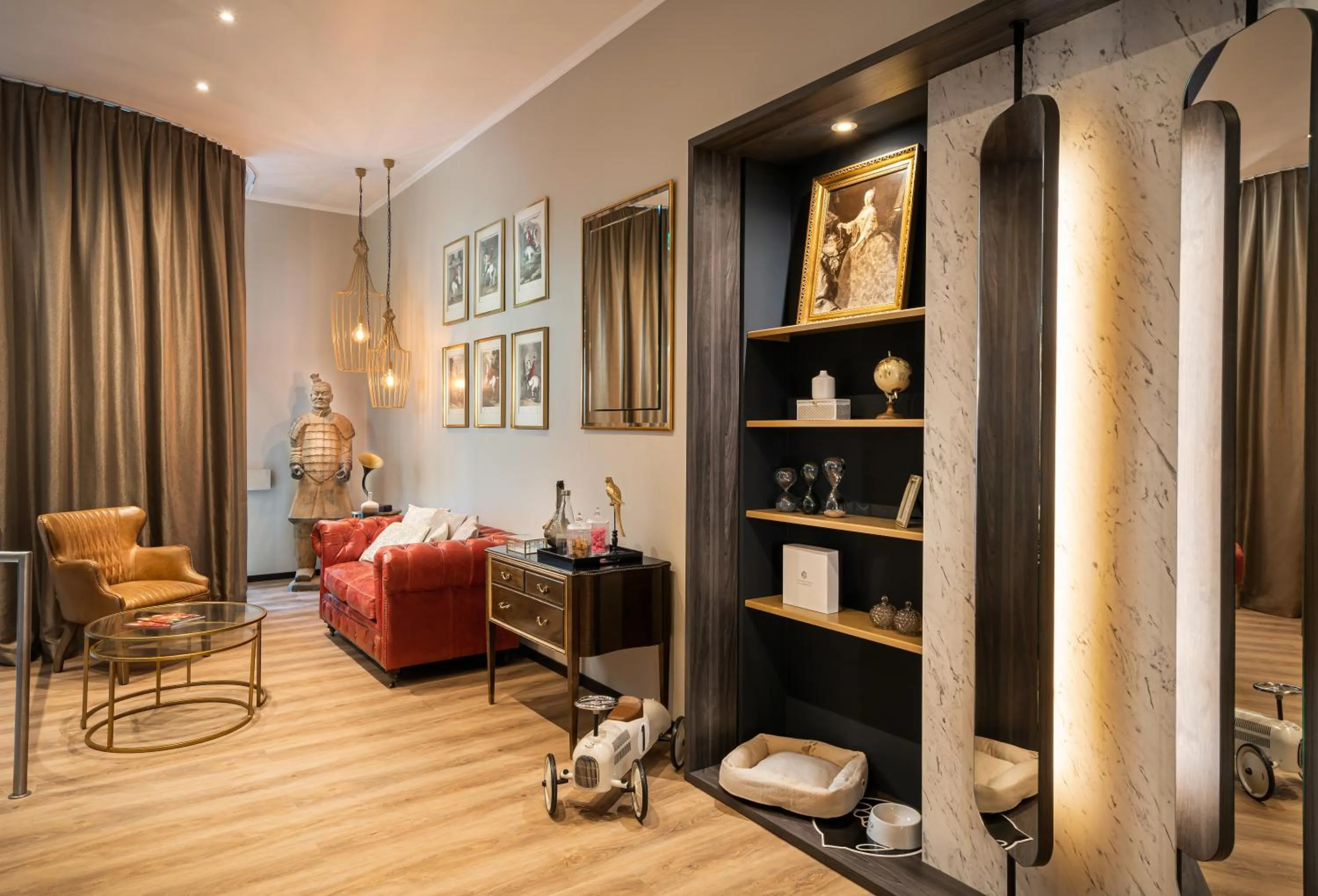 Lobby or reception in Maison Viktoria Augsburg