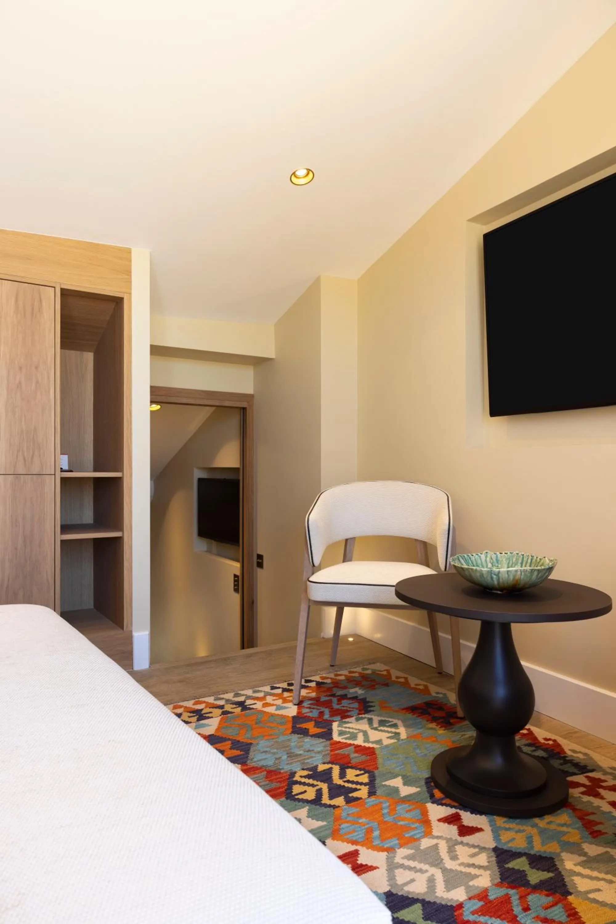 Bed in Hotel La Mère Germaine