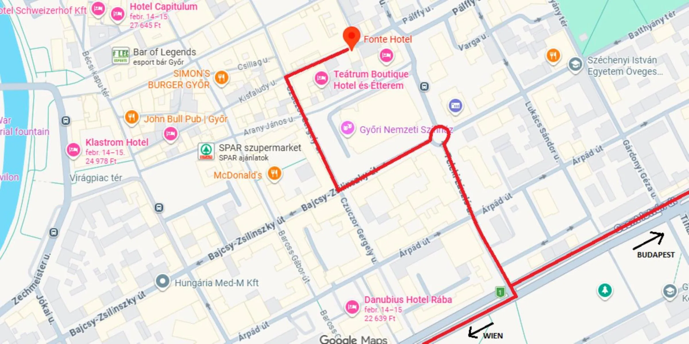 Property building in Fonte Hotel